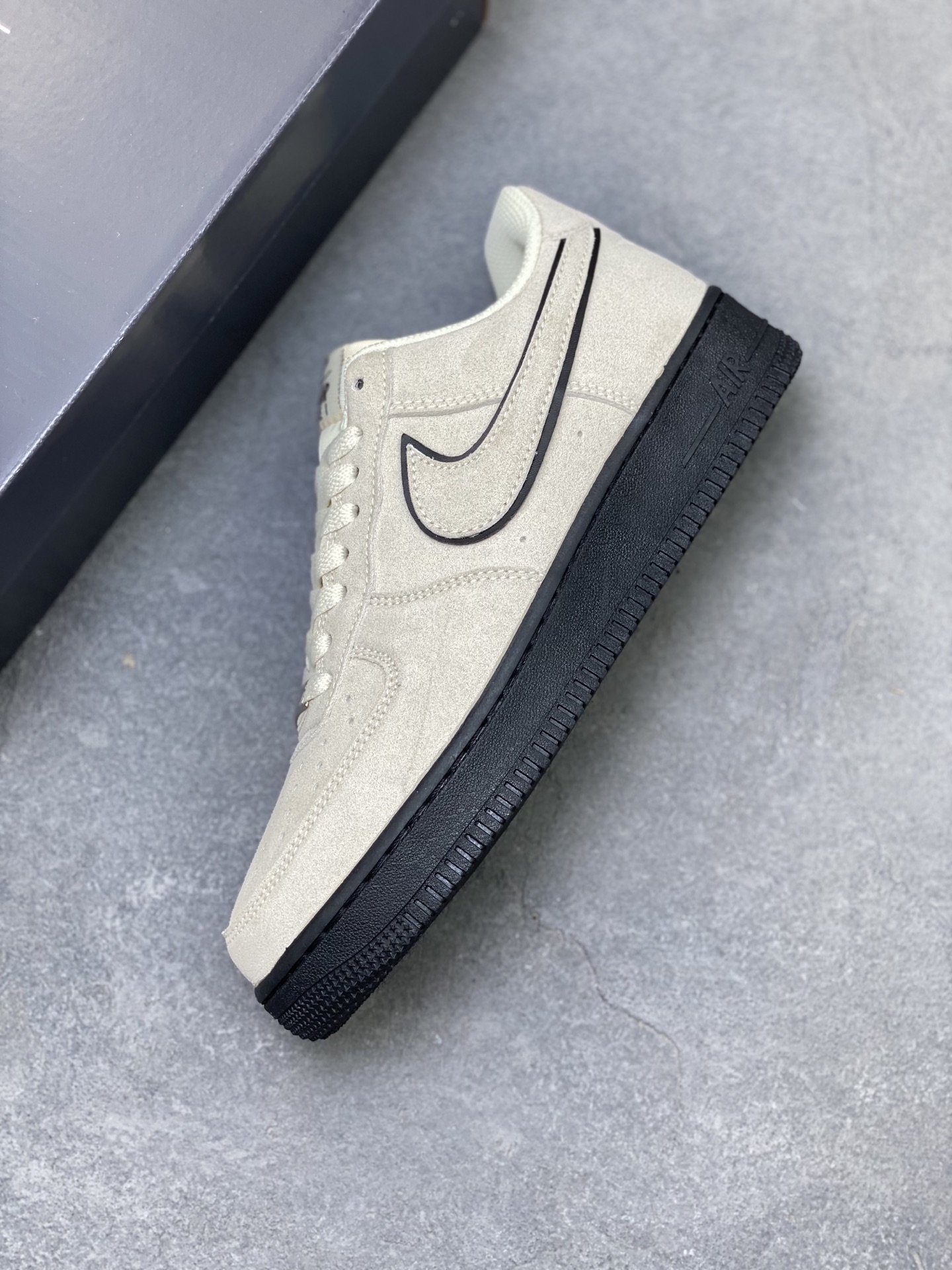 Nike Air Force 1 '07 Low Sanddrift Black Stitching HQ1966-200 Sneakers 8 i1750451315020 8852 0 6