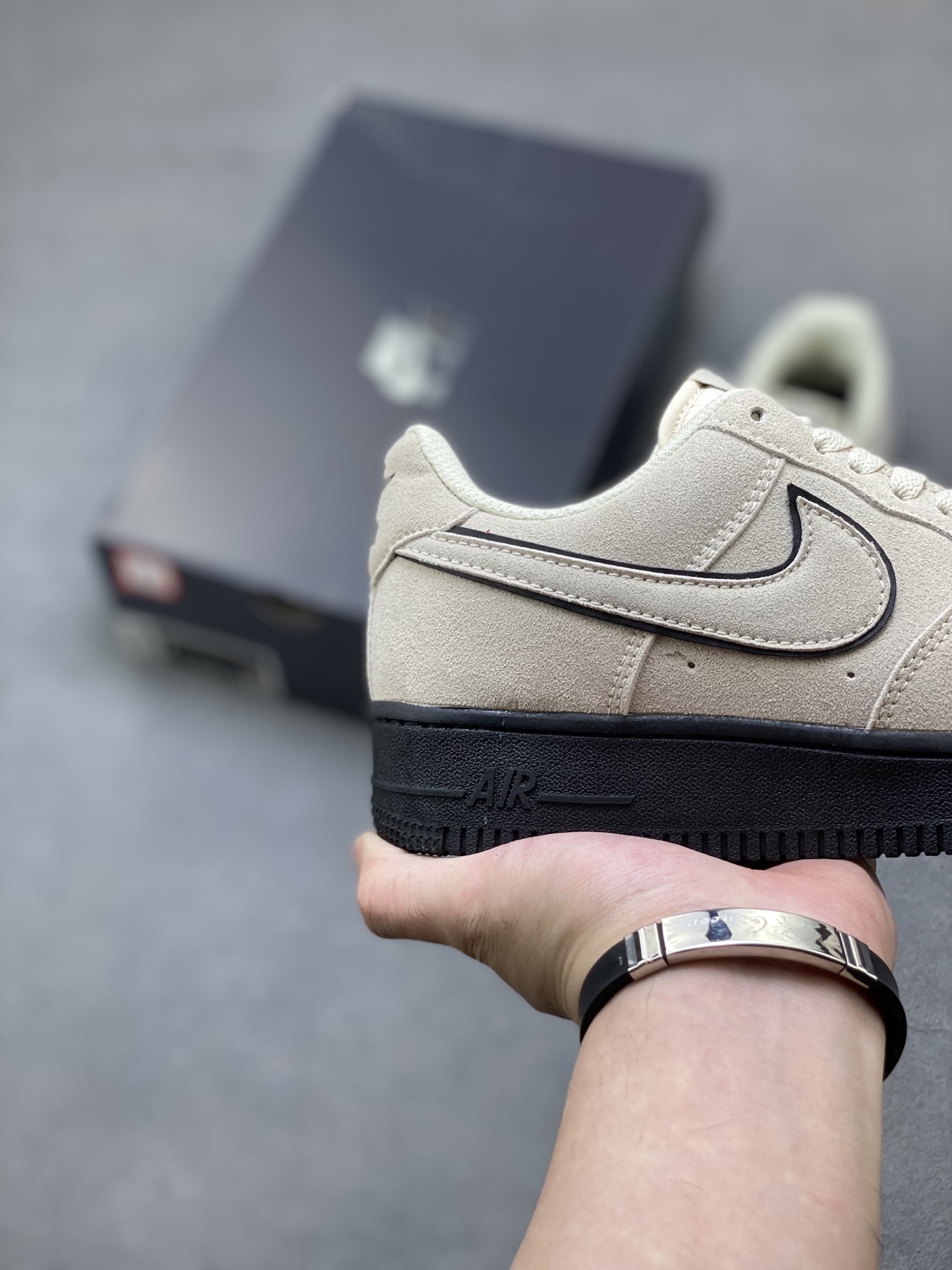Nike Air Force 1 '07 Low Sanddrift Black Stitching HQ1966-200 Sneakers 6 i1750451320767 1954 0 4