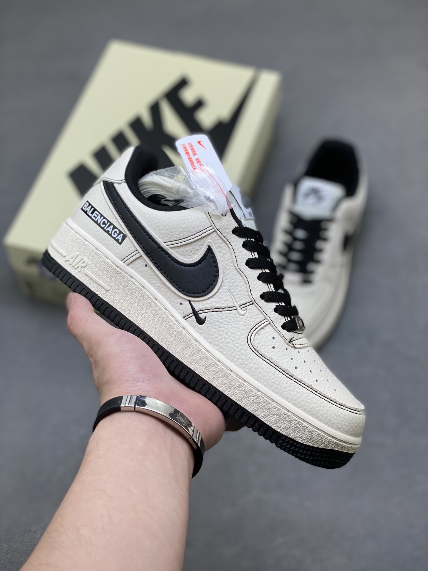 Nike Air Force 1 '07 Low Sneakers - Cream/Black, Limited Edition 2 i1750451408220 8249 0 0