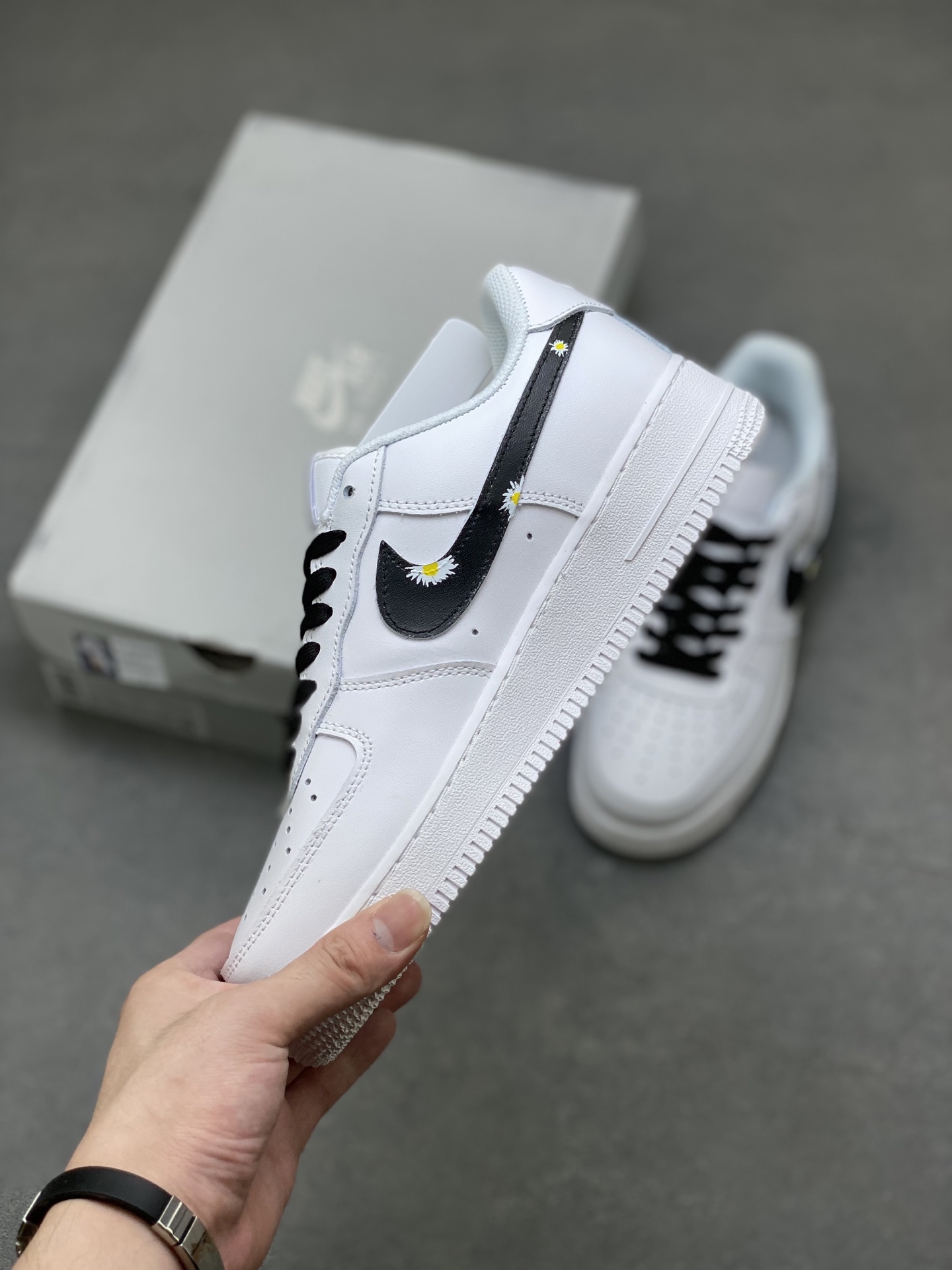 Nike Air Force 1 '07 Low White Black Daisy Casual Sneakers CW2288-111 4 i1750526384527 7809 0 2