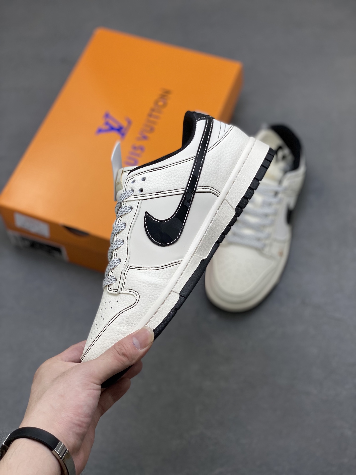 Nike SB Dunk Low Louis Vuitton Custom Sneakers - Trendy, Comfortable 4 i1750526755161 6406 0 2