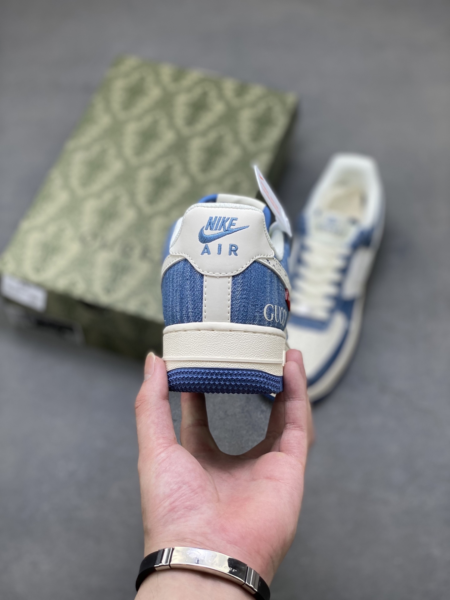Nike Air Force 1 '07 Low Gucci Denim Sneakers - Limited Edition 5 i1750701748033 5699 0 3