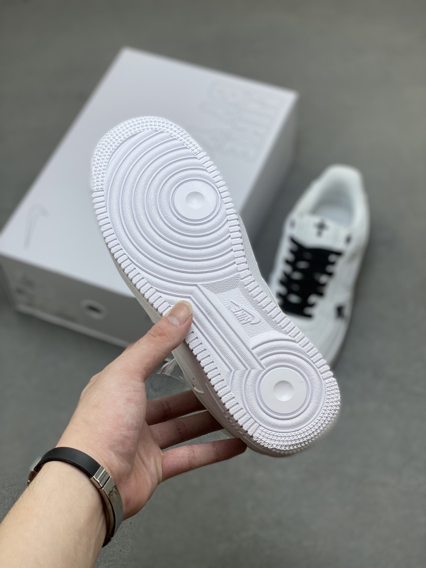 Nike Air Force 1 '07 Low White/Black Cross Sneakers CW2288-111 Limited Edition 7 i1750701896115 7068 0 5