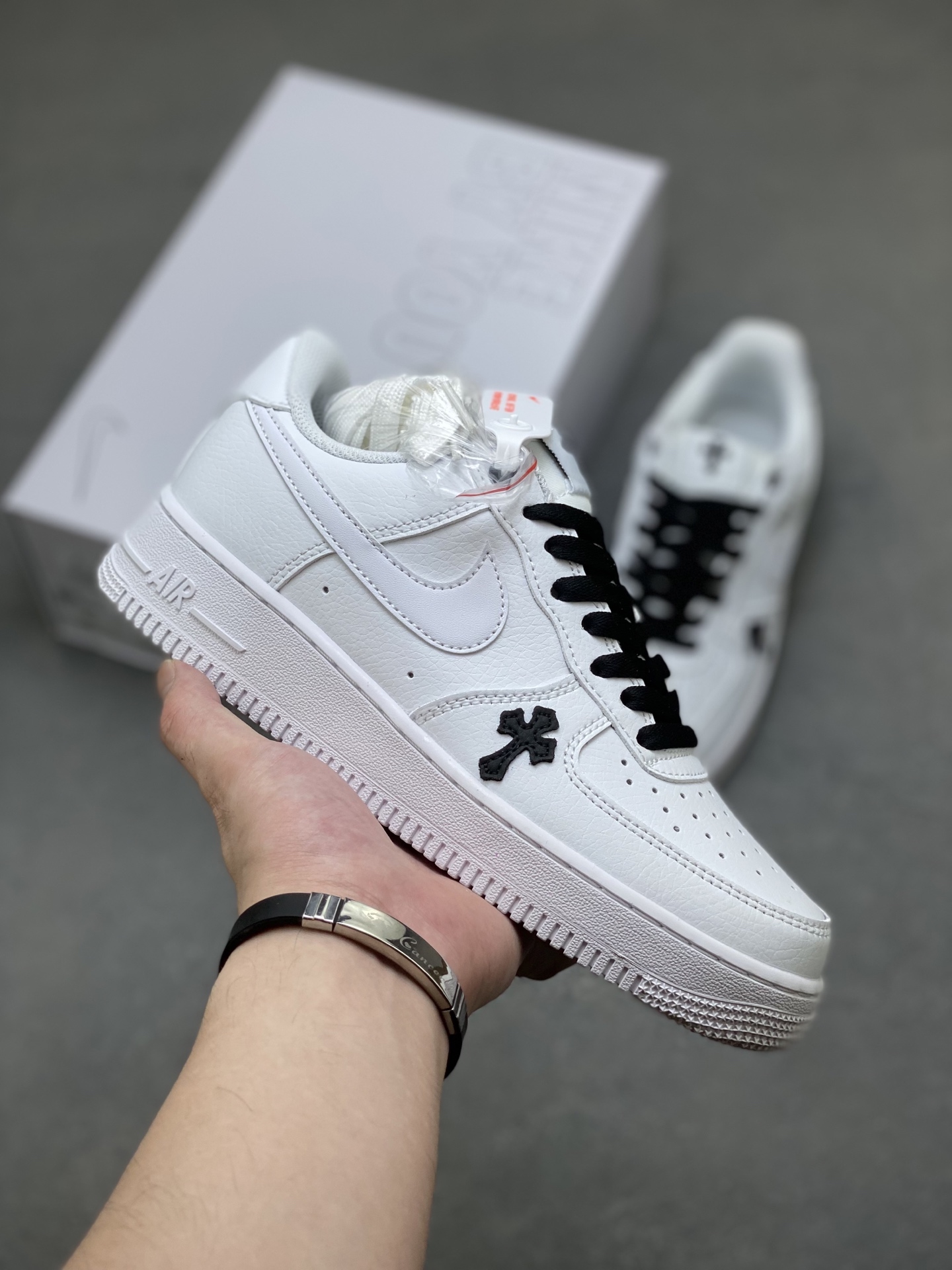 Nike Air Force 1 '07 Low White/Black Cross Sneakers CW2288-111 Limited Edition 2 i1750701896319 2885 0 0
