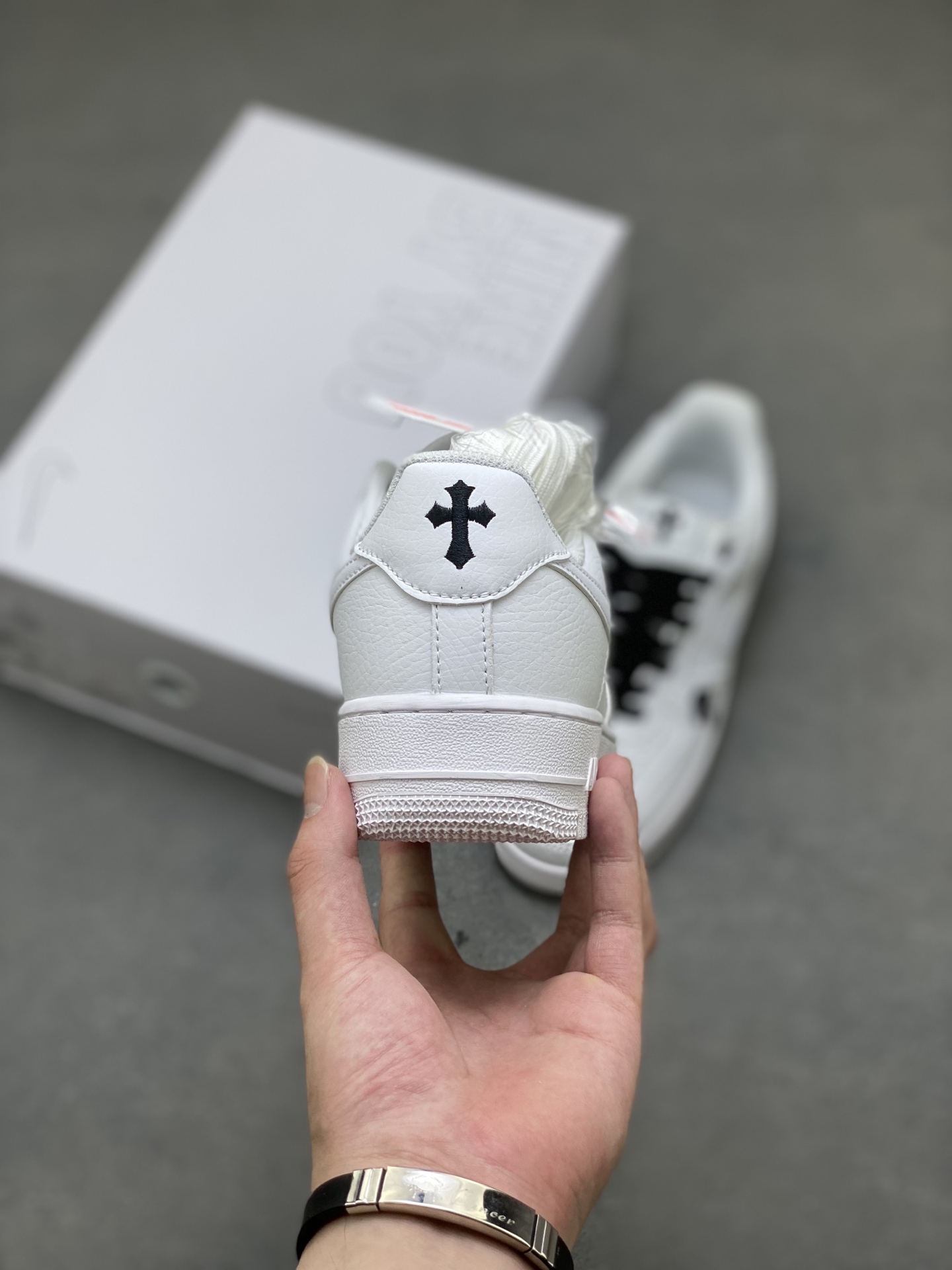 Nike Air Force 1 '07 Low White/Black Cross Sneakers CW2288-111 Limited Edition 5 i1750701898216 252 0 3