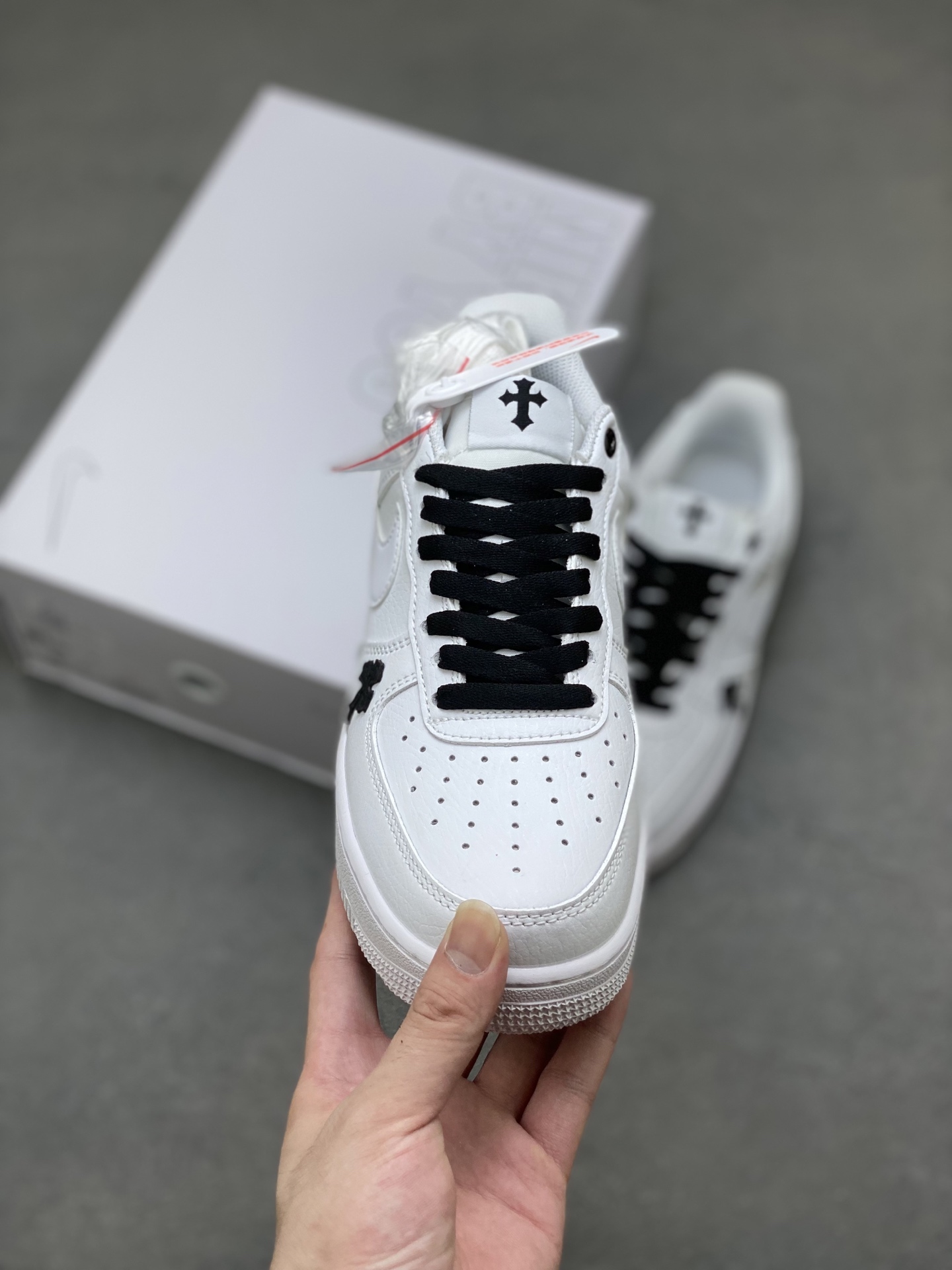 Nike Air Force 1 '07 Low White/Black Cross Sneakers CW2288-111 Limited Edition 3 i1750701898236 2329 0 1