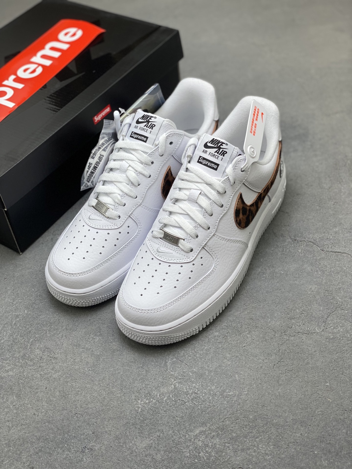 Nike Air Force 1 '07 Low White Leopard Print Sneakers - Limited Edition 9 i1750701941668 617 0 7