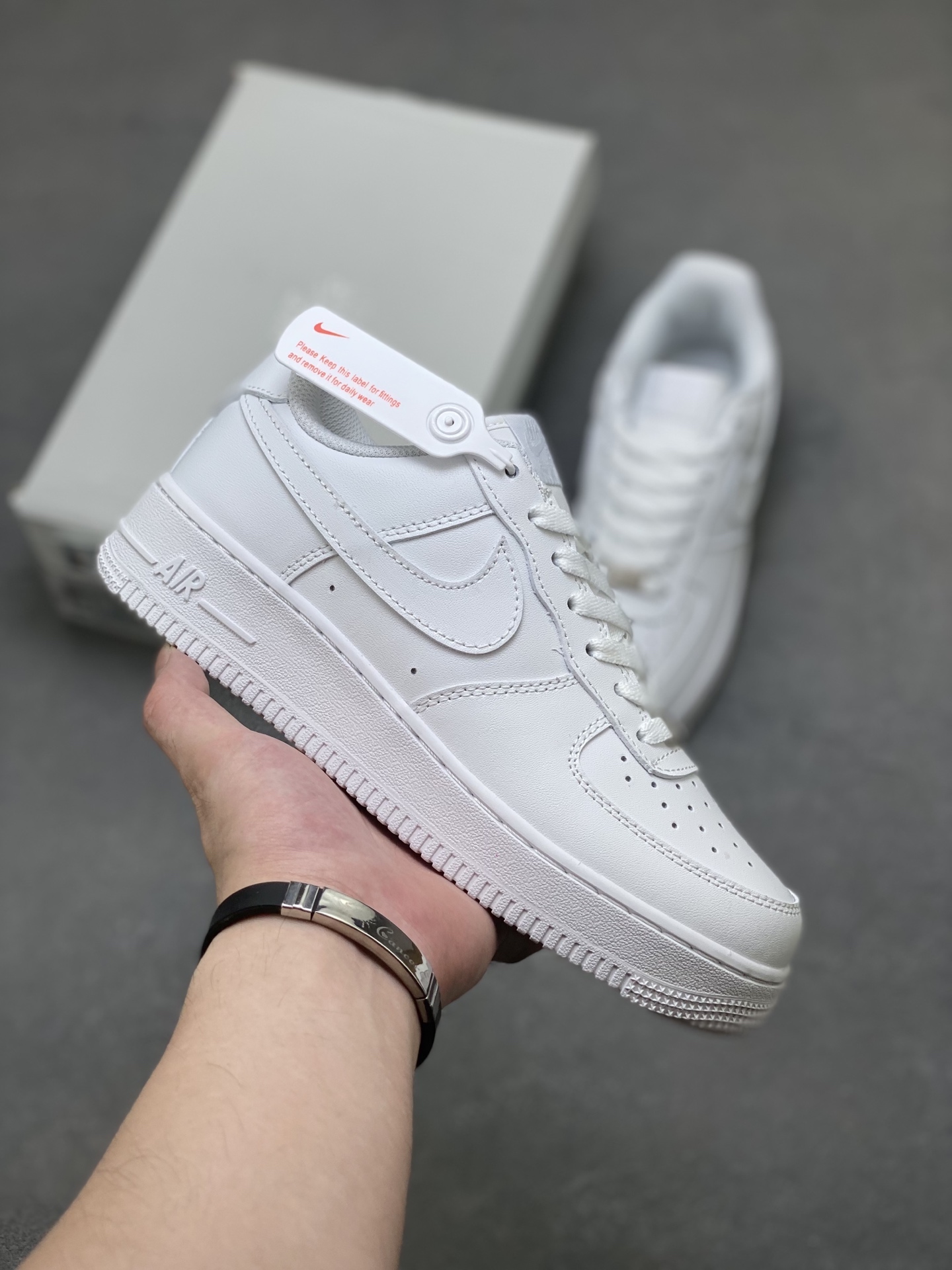 Nike Air Force 1 Mid '07 - Classic White Leather Sneakers, All-Sizes Available 2 i1750702771127 3481 0 0