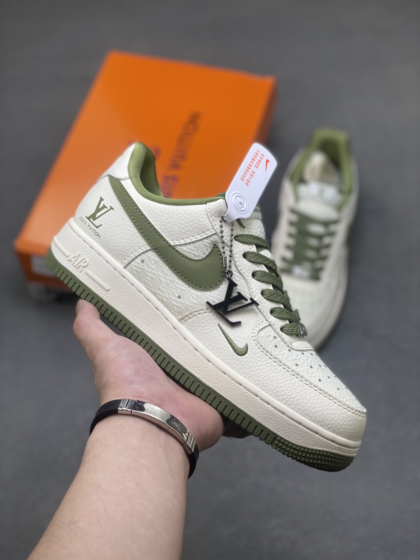 Nike Air Force 1 '07 Low Olive/Sail: Limited Edition Designer Sneakers 2 i1750797327349 731 0 0