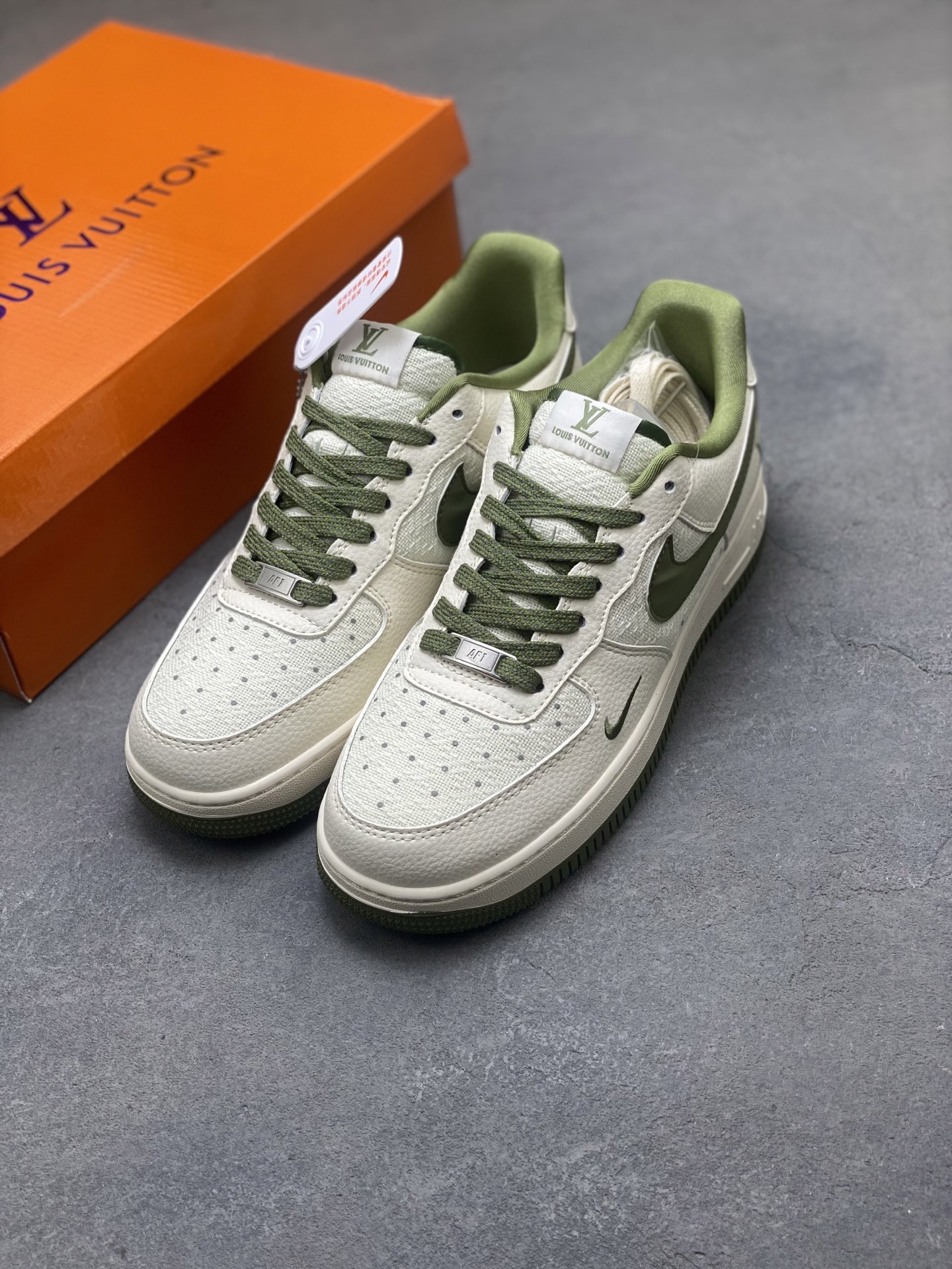 Nike Air Force 1 '07 Low Olive/Sail: Limited Edition Designer Sneakers 9 i1750797330266 4185 0 7
