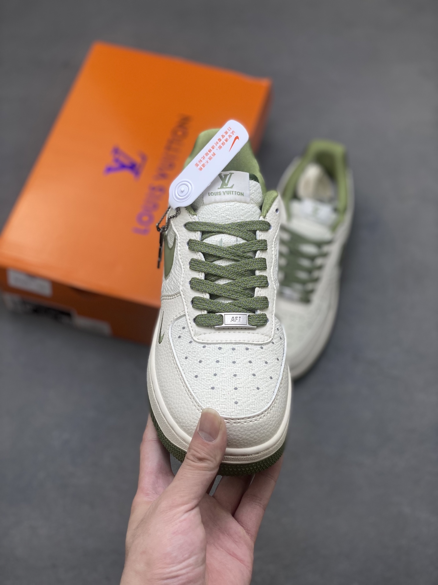 Nike Air Force 1 '07 Low Olive/Sail: Limited Edition Designer Sneakers 3 i1750797333300 1476 0 1