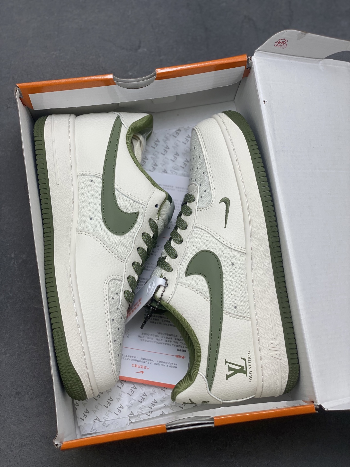 Nike Air Force 1 '07 Low Olive/Sail: Limited Edition Designer Sneakers 10 i1750797334383 7740 0 8