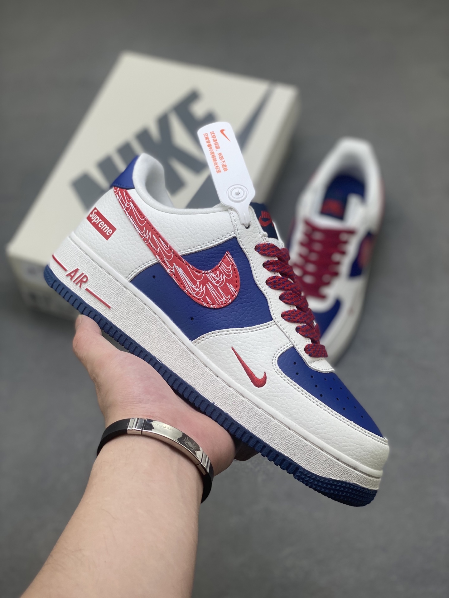 Nike Air Force 1 '07 Low White/Royal Blue Supreme Edition - Limited 2 i1750797518251 6470 0 0