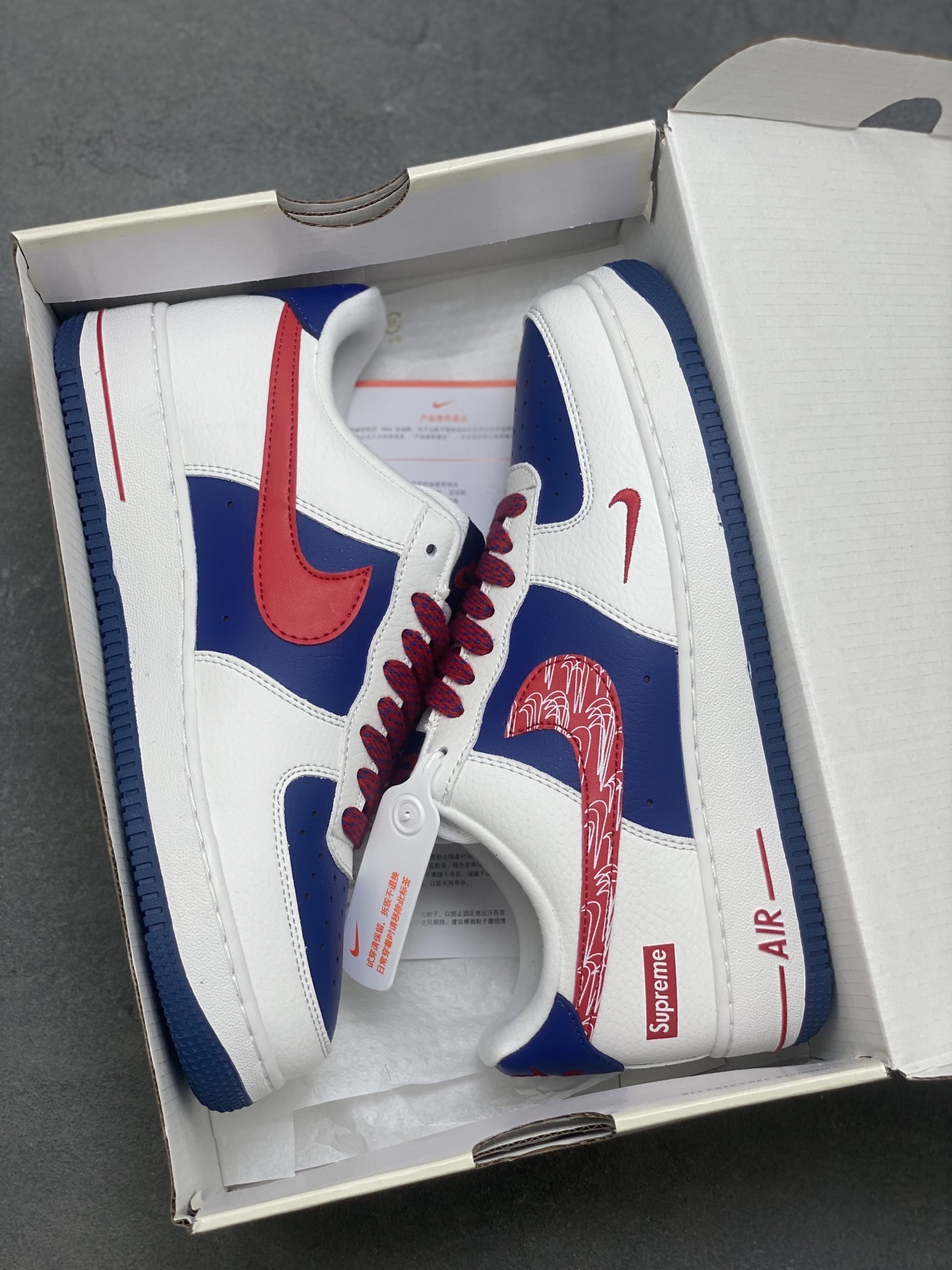 Nike Air Force 1 '07 Low White/Royal Blue Supreme Edition - Limited 10 i1750797523644 9564 0 8