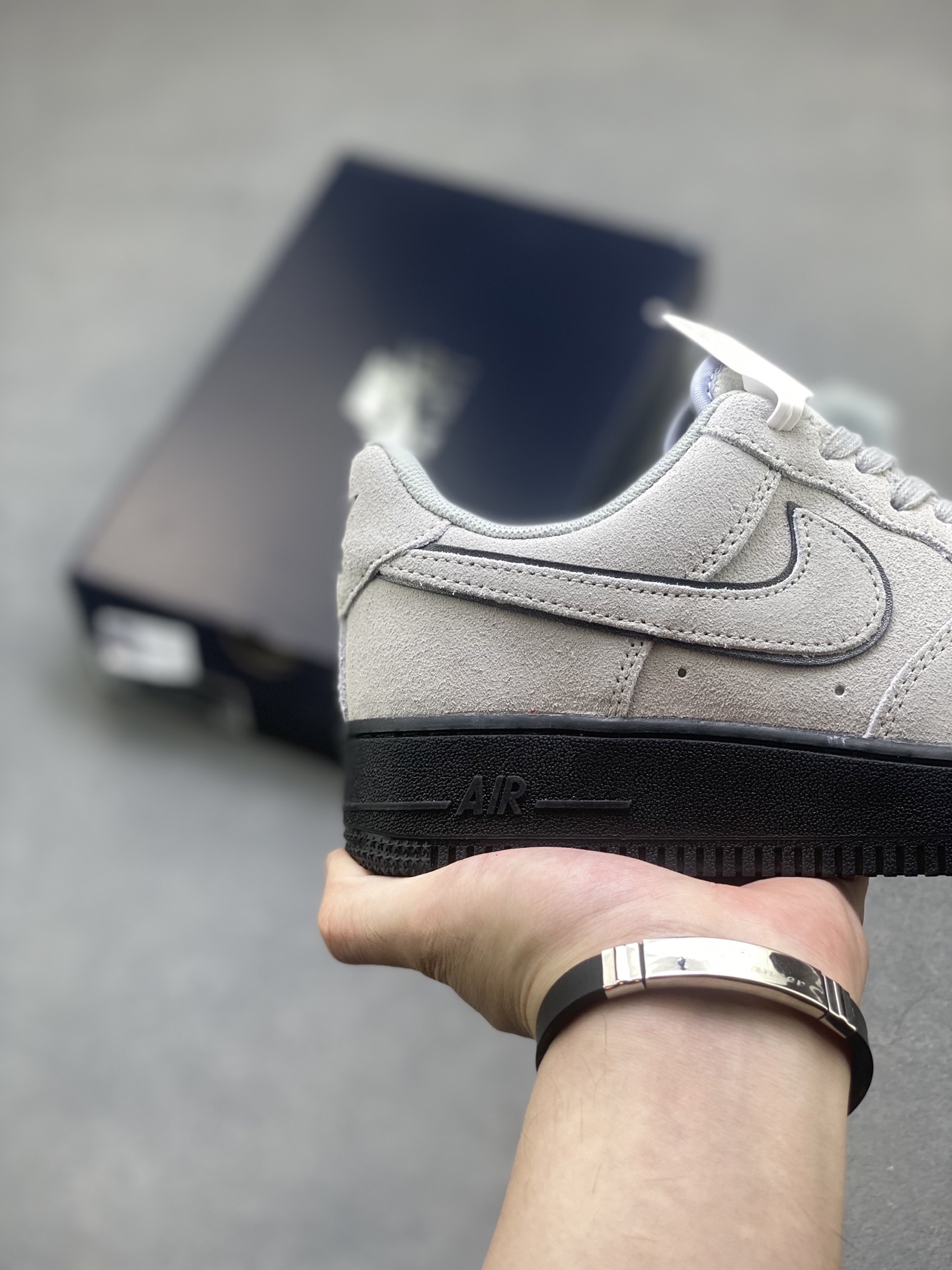 Nike Air Force 1 '07 Low Grey Suede Casual Shoes HQ1986-001 6 i1750893505451 7555 0 4