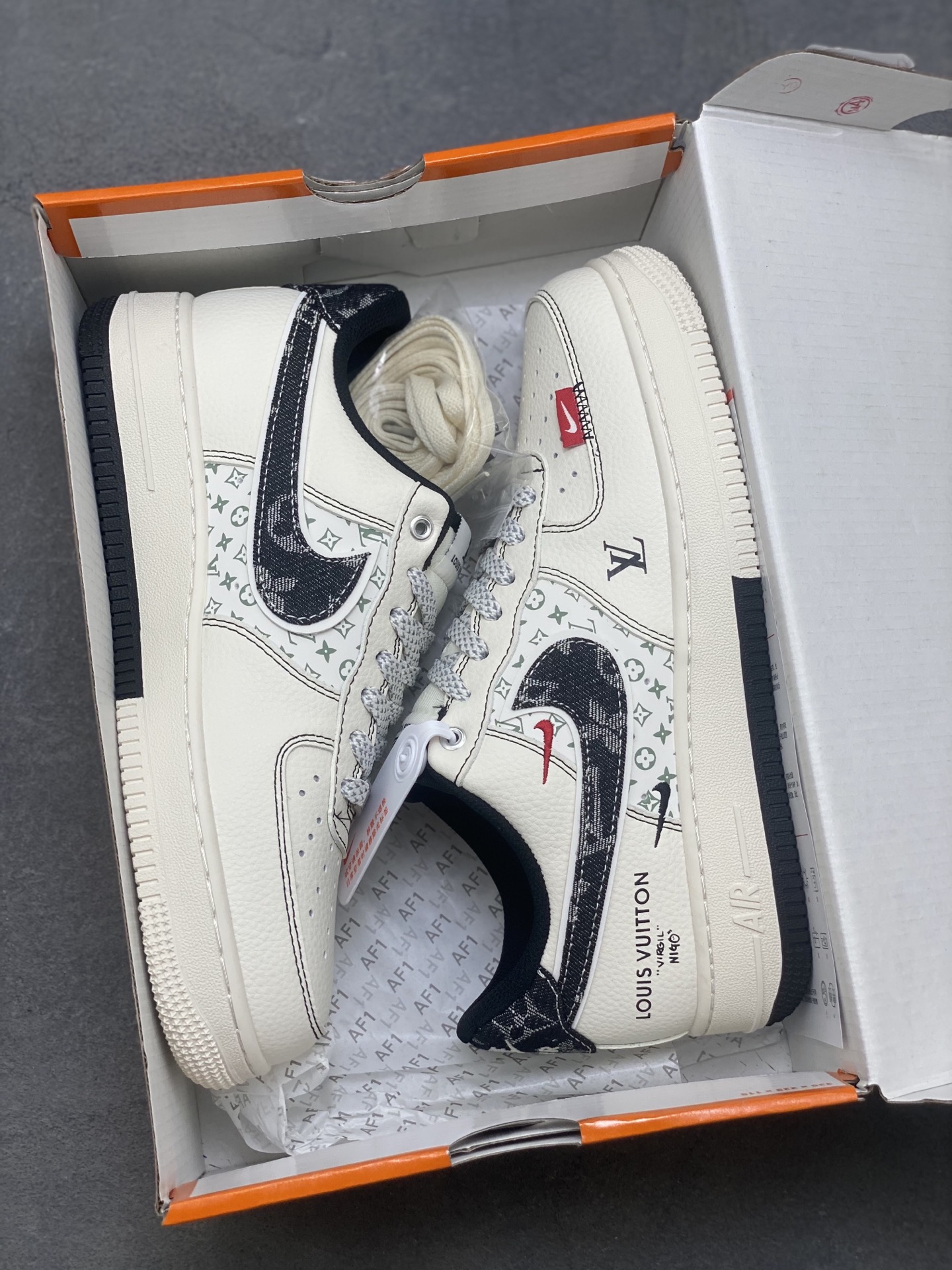Nike Air Force 1 '07 Low Louis Vuitton Custom Sneakers Limited Edition 10 i1750894176531 1572 0 8