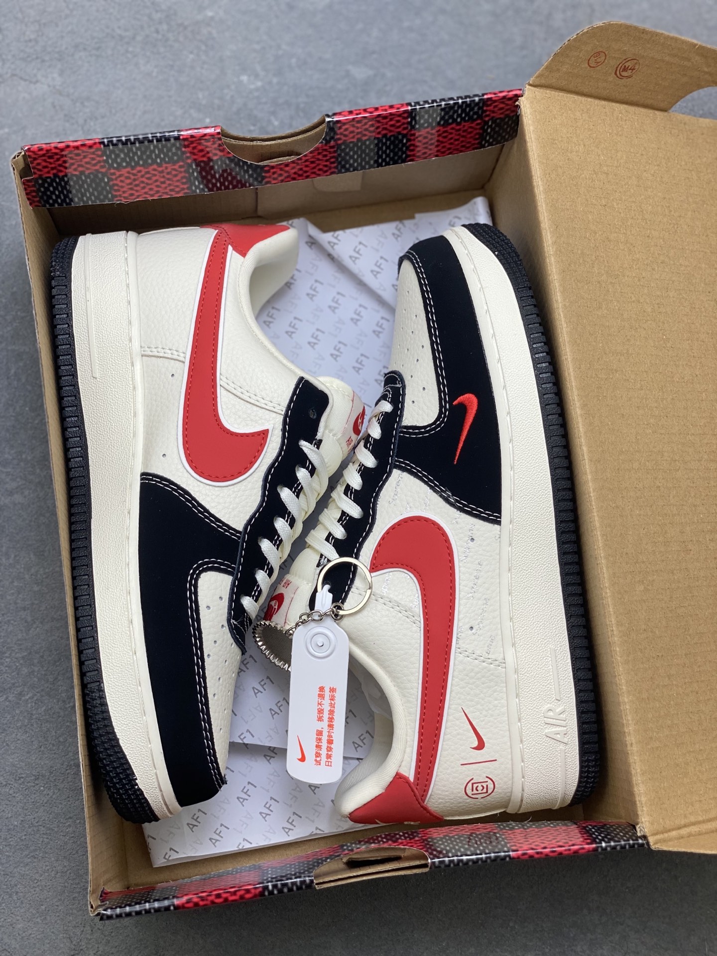 Nike Air Force 1 '07 Low Black Red - Limited Edition Sneakers 10 i1751134208833 9183 0 8