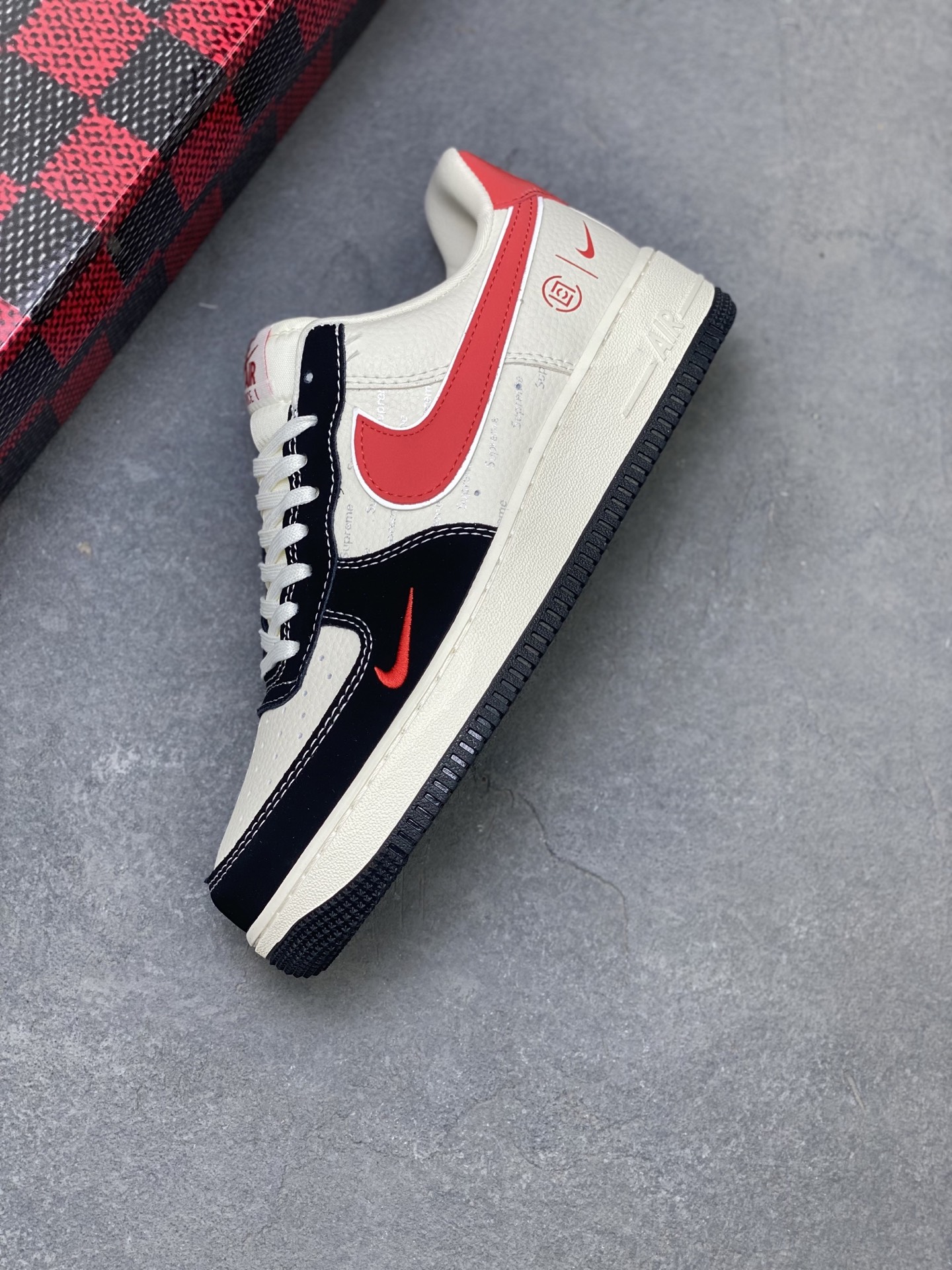 Nike Air Force 1 '07 Low Black Red - Limited Edition Sneakers 8 i1751134213293 7481 0 6