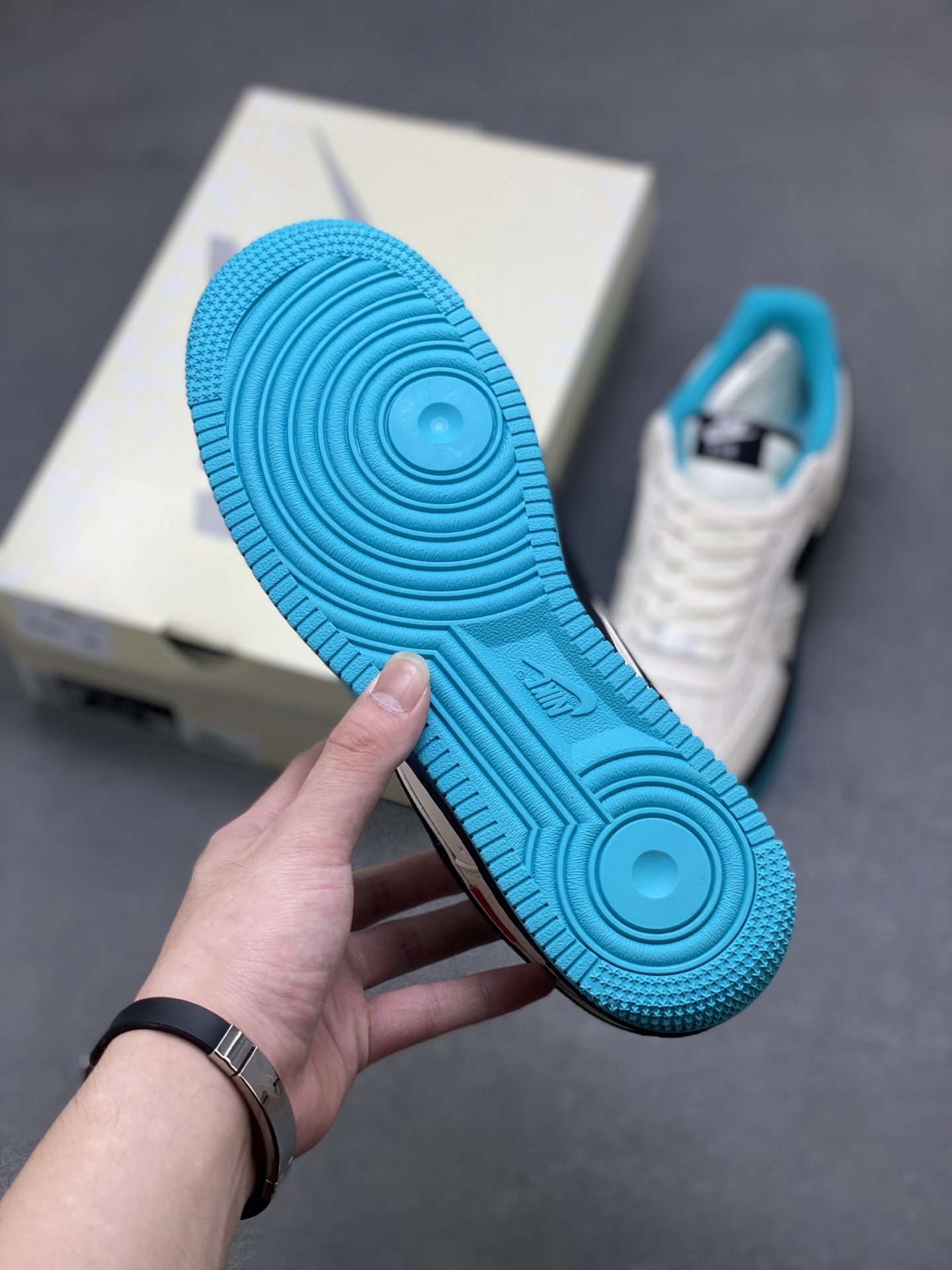 Nike Air Force 1 '07 Low Off-White Collab Sneakers - Black/Blue 7 i1751224649768 3454 0 5