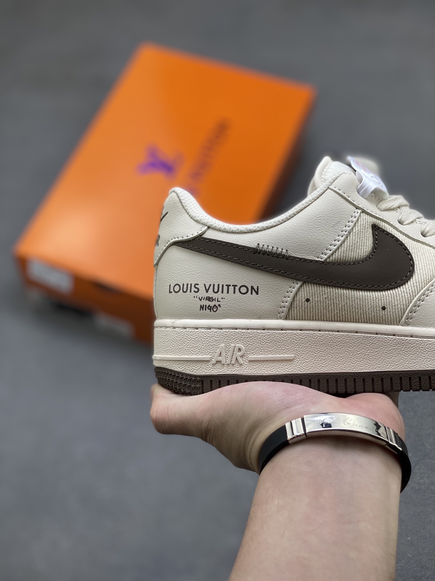 Nike Air Force 1 '07 Low Louis Vuitton Cappuccino Sneakers 6 i1751224791081 4207 0 4