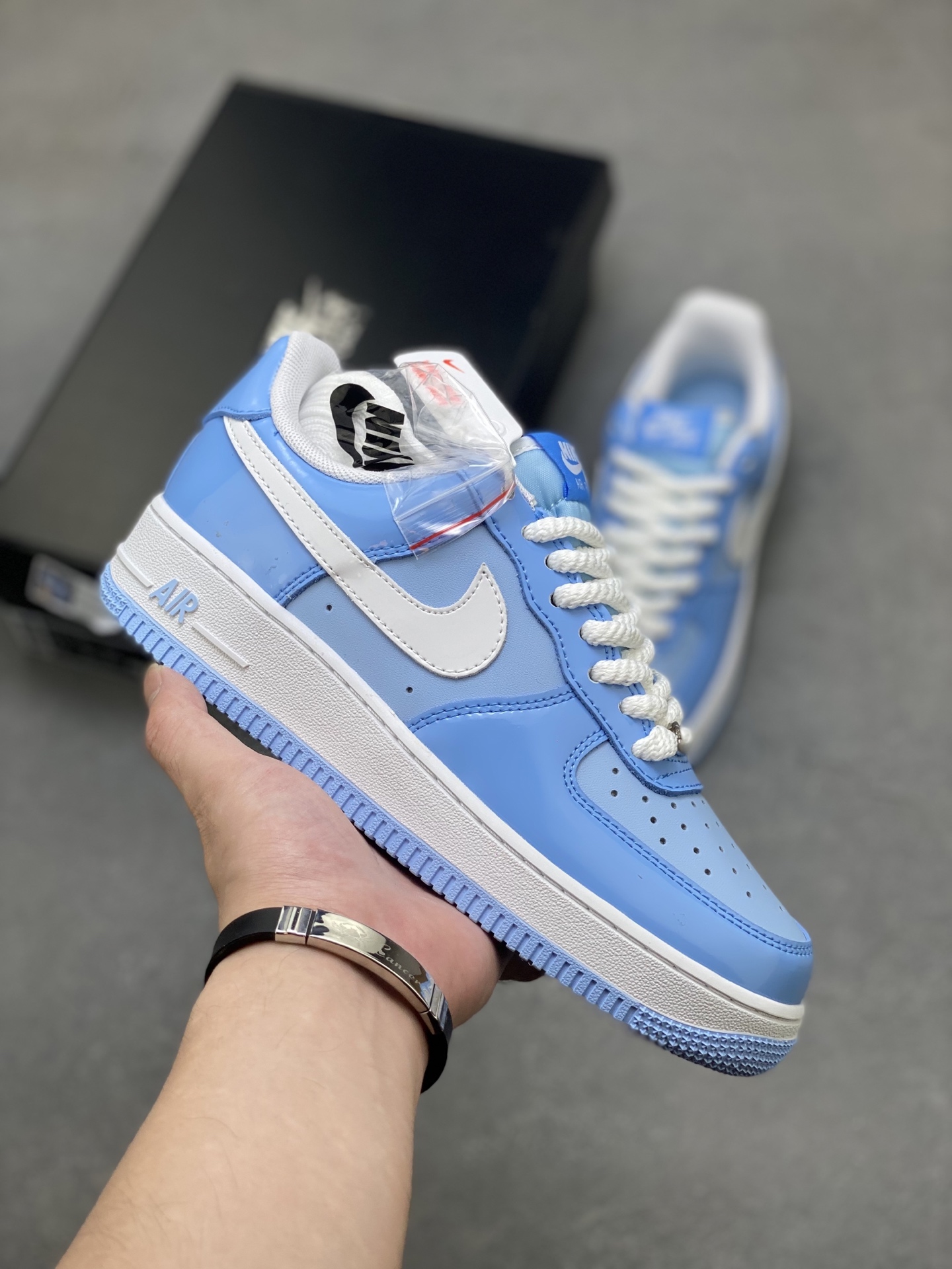 Nike Air Force 1 '07 Low Blue/White Casual Shoes HV9405-400 2 i1751224851253 6611 0 0