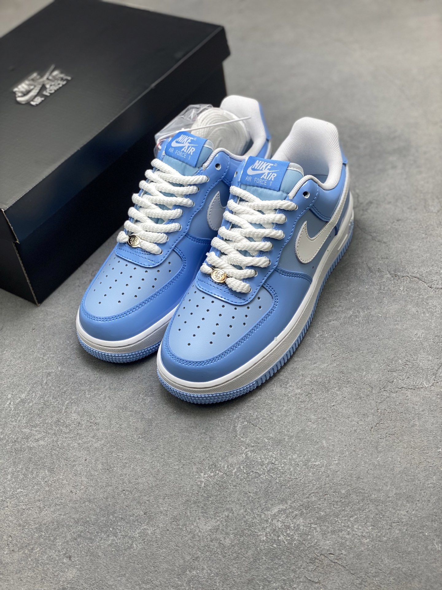Nike Air Force 1 '07 Low Blue/White Casual Shoes HV9405-400 9 i1751224857594 5839 0 7
