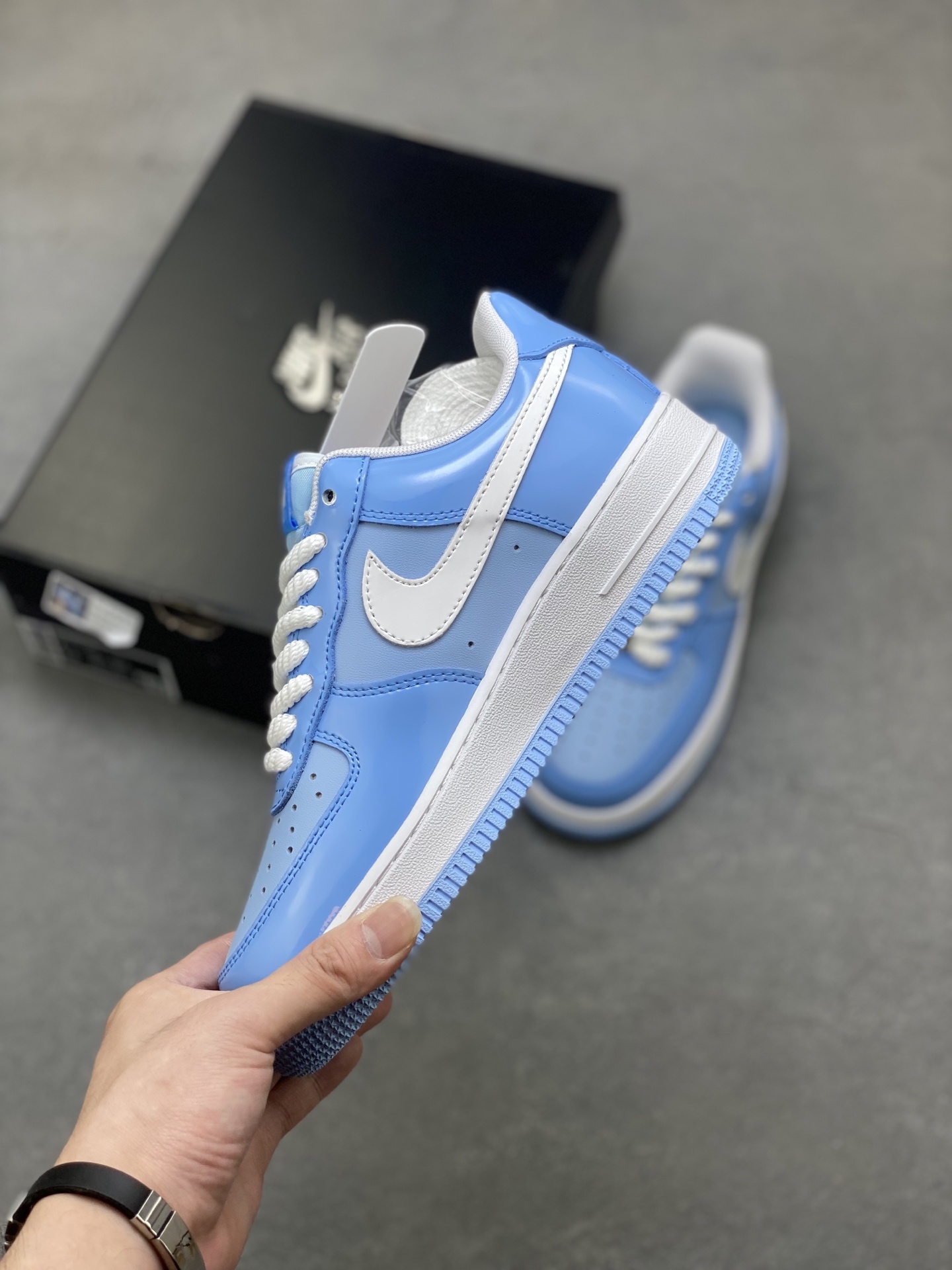 Nike Air Force 1 '07 Low Blue/White Casual Shoes HV9405-400 4 i1751224857609 8667 0 2