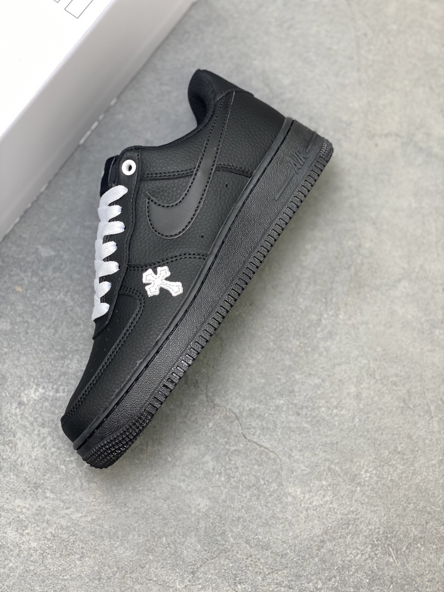 Nike Air Force 1 Low Black White Cross Sneakers - Original Quality 8 i1751224921183 4948 0 6