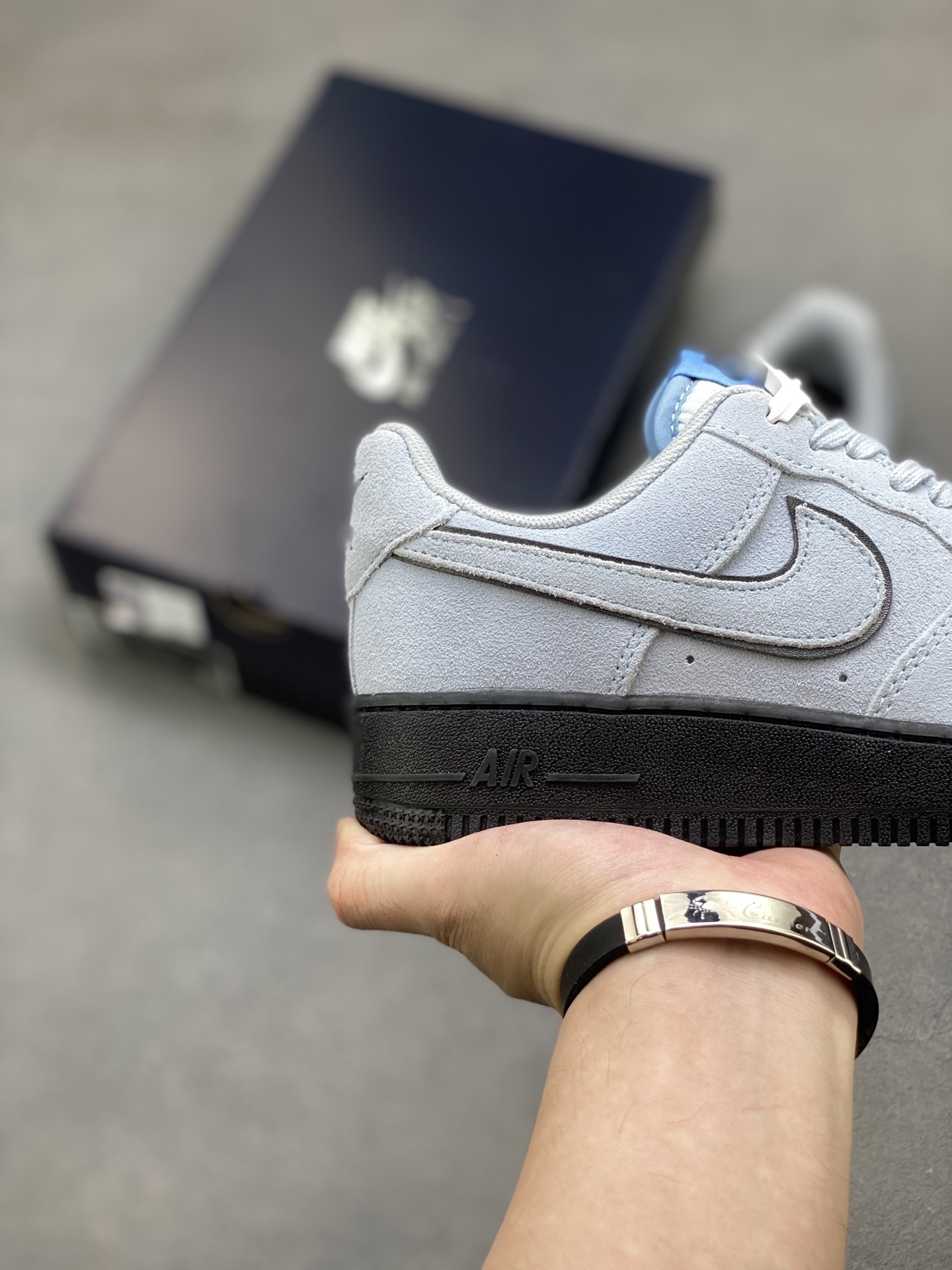 Nike Air Force 1 Low '07 Blue Suede Sneakers - Iconic Style & Comfort 6 i1751225109644 9474 0 4