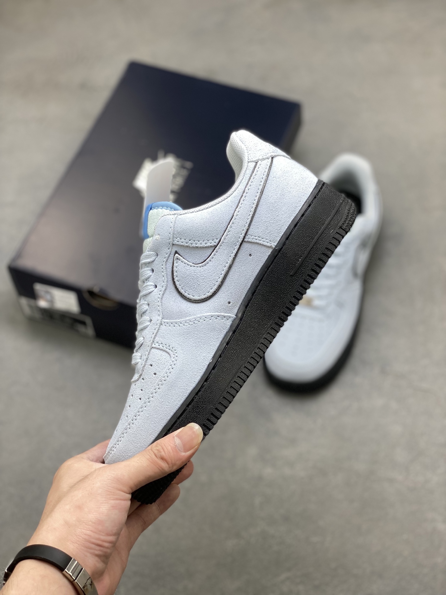 Nike Air Force 1 Low '07 Blue Suede Sneakers - Iconic Style & Comfort 4 i1751225113828 6581 0 2