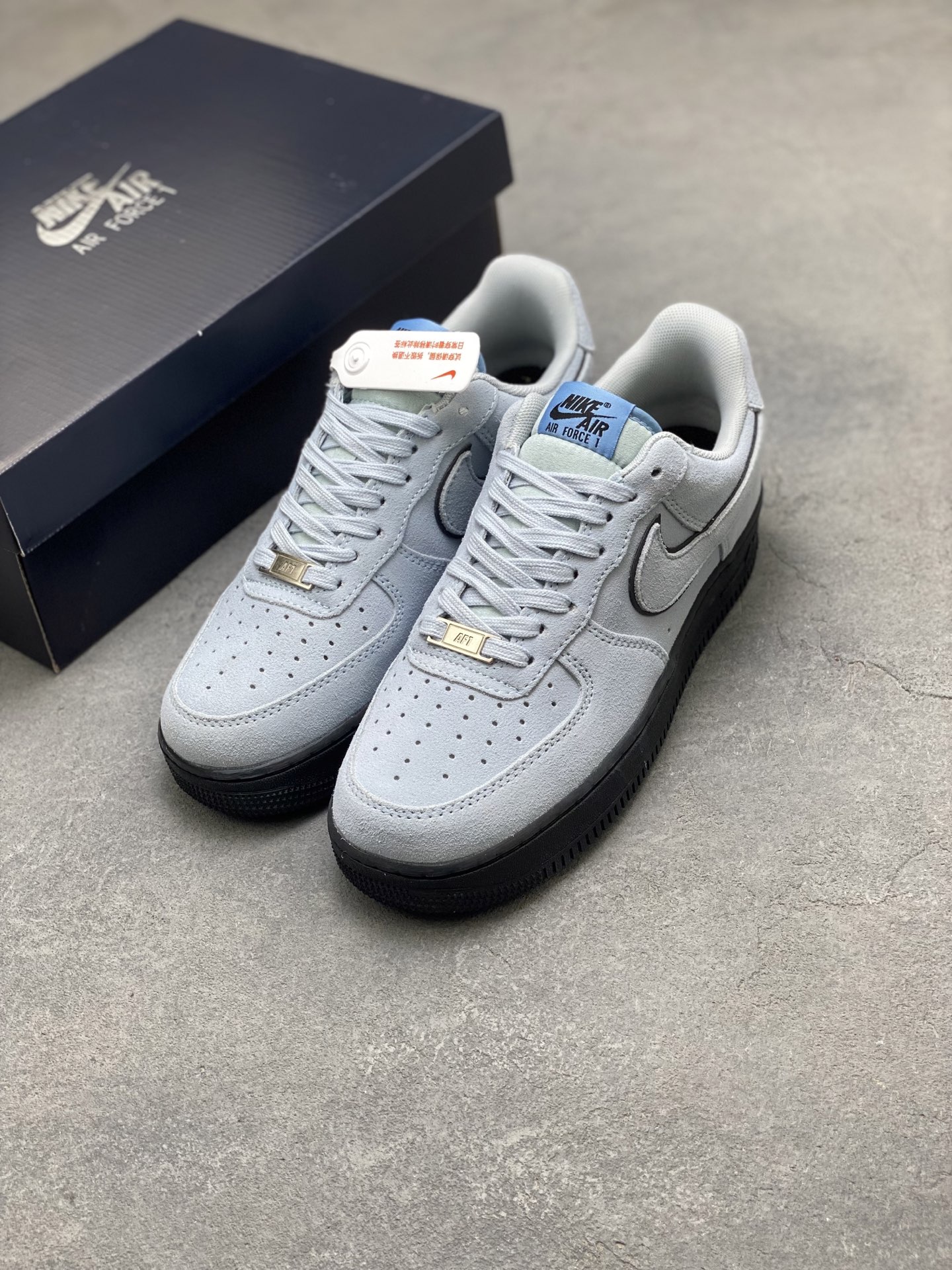 Nike Air Force 1 Low '07 Blue Suede Sneakers - Iconic Style & Comfort 9 i1751225113915 6034 0 7