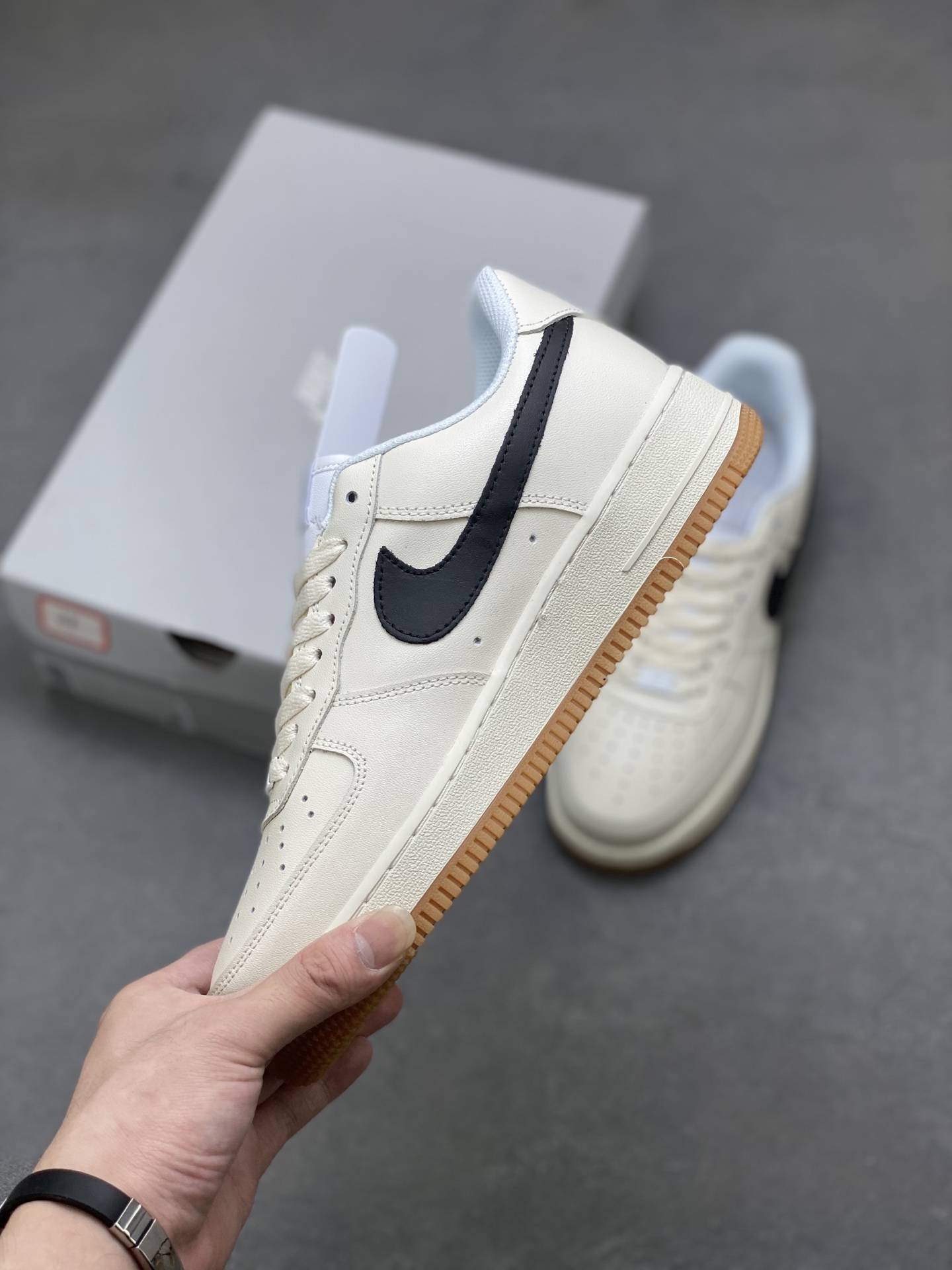 Nike Air Force 1 Low 'Light Orewood Brown Black' Casual Shoes DJ2739-100 4 i1751225317550 6581 0 2