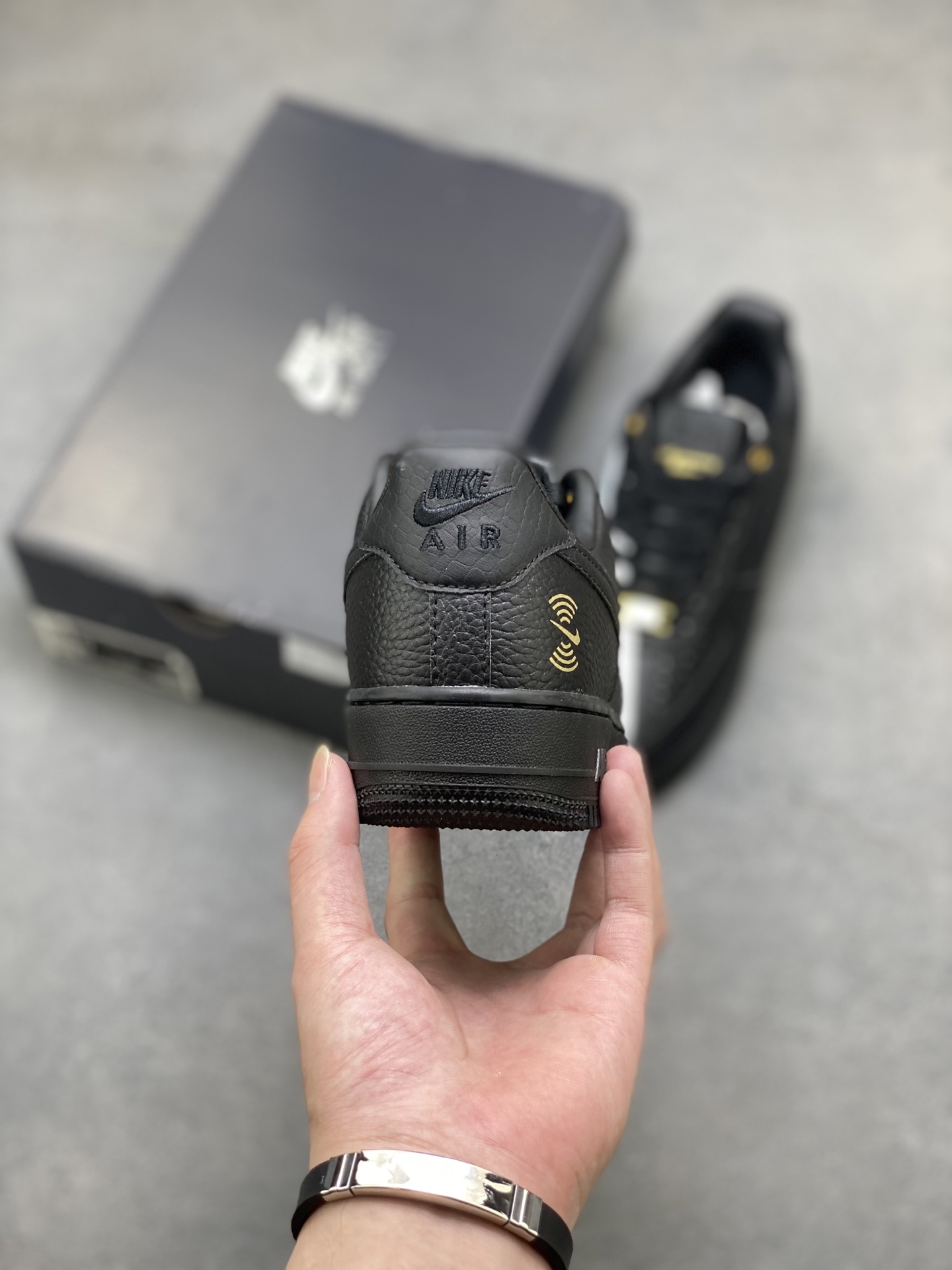 Nike Air Force 1 '07 Low Black Leather Sneakers - Limited Edition 5 i1751309492426 6880 0 3