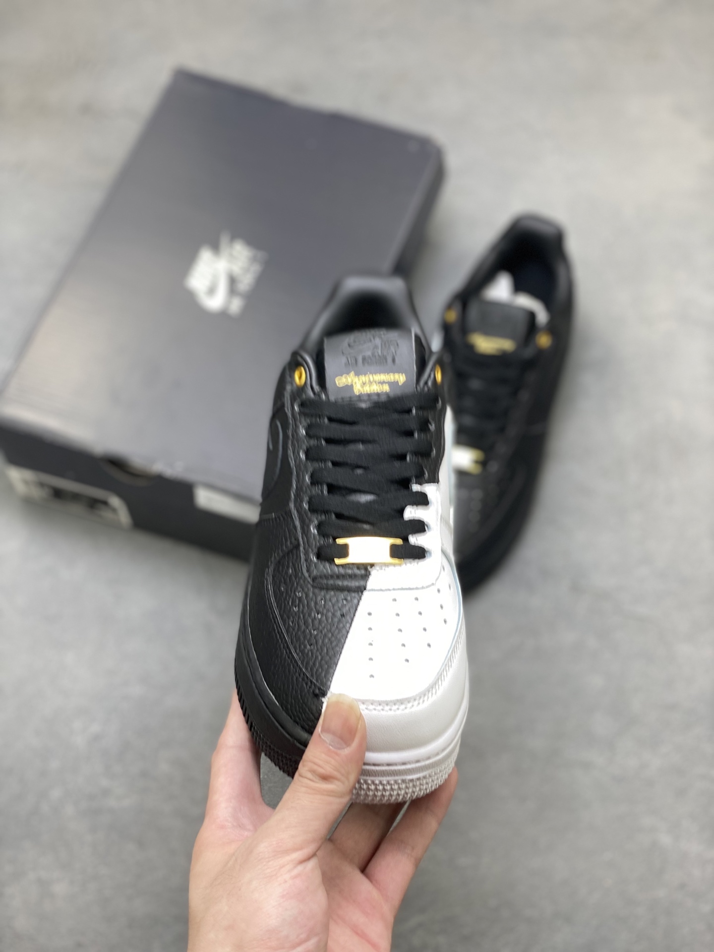 Nike Air Force 1 '07 Low Black Leather Sneakers - Limited Edition 3 i1751309494220 4348 0 1