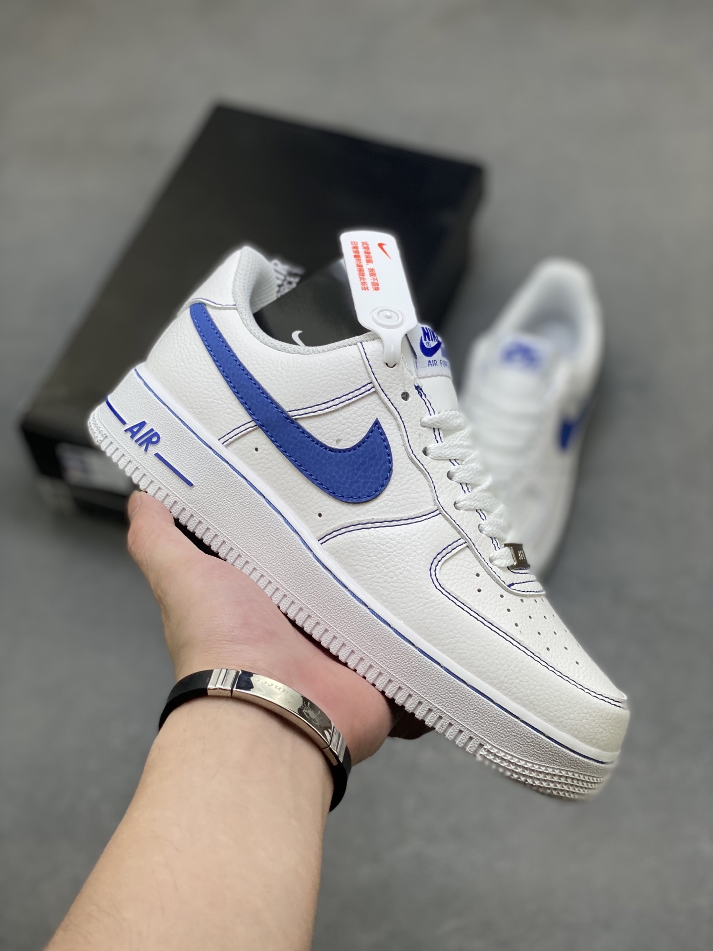 Nike Air Force 1 Low White Blue Stitching HQ2037-100 - Size 36-45 2 i1751309653806 2139 0 0