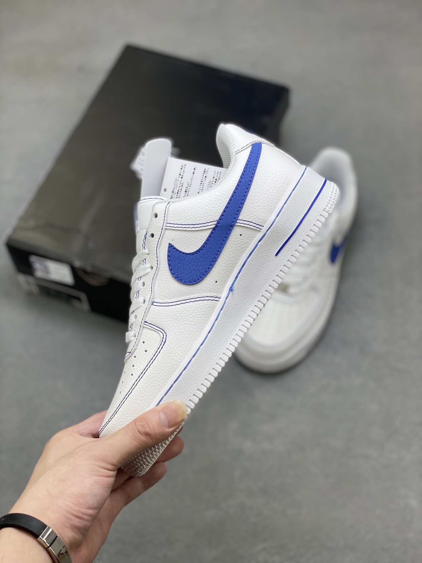 Nike Air Force 1 Low White Blue Stitching HQ2037-100 - Size 36-45 4 i1751309656154 8852 0 2