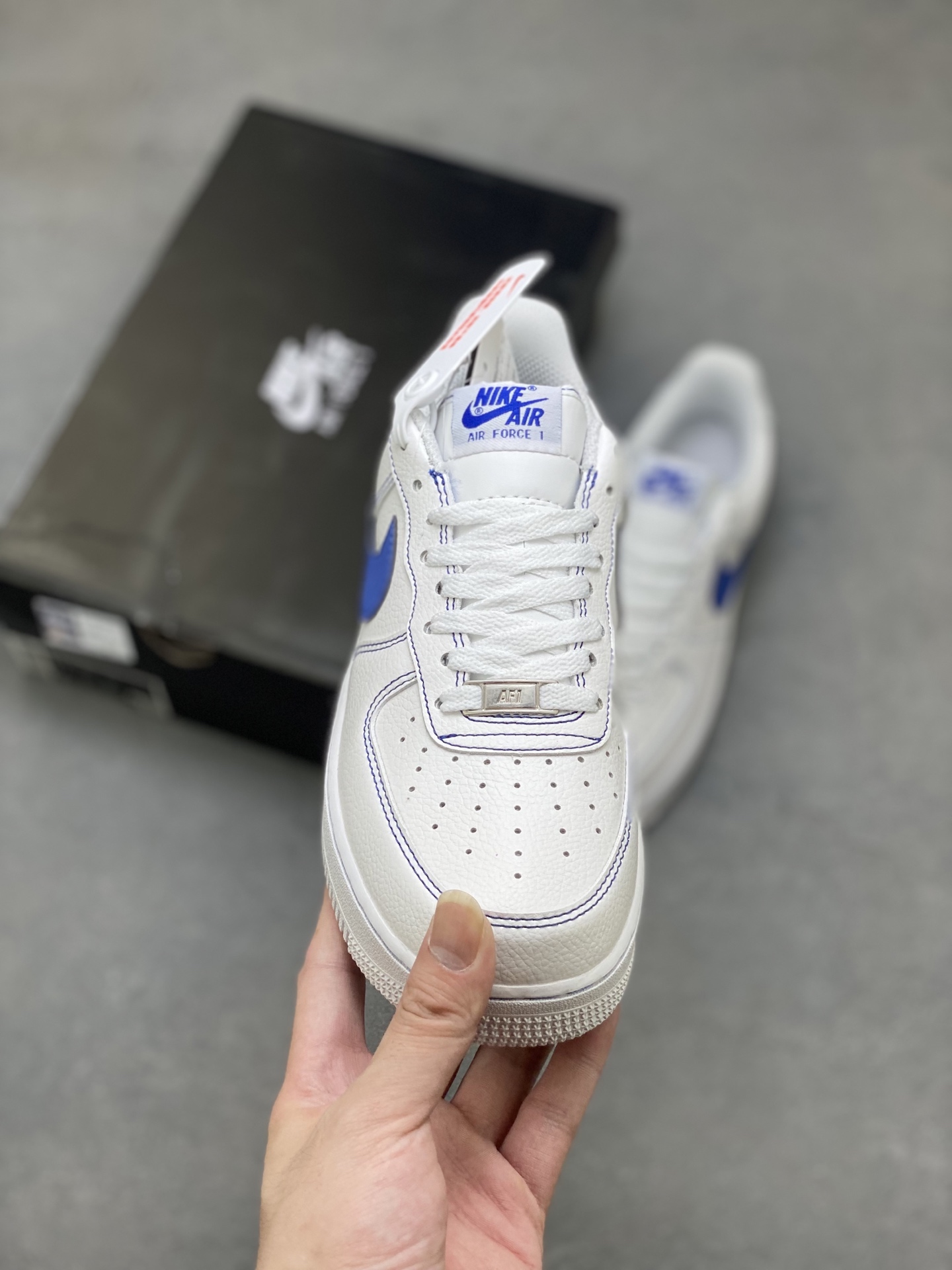 Nike Air Force 1 Low White Blue Stitching HQ2037-100 - Size 36-45 3 i1751309660338 2292 0 1