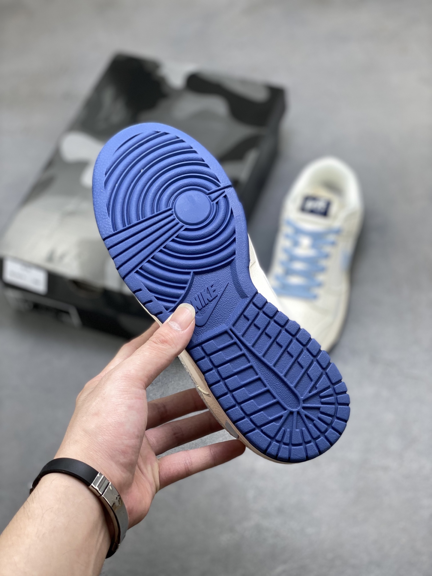 Nike SB Dunk Low BAPE White Blue Custom Casual Sneakers - Limited Edition 6 i1751398943628 5235 0 5