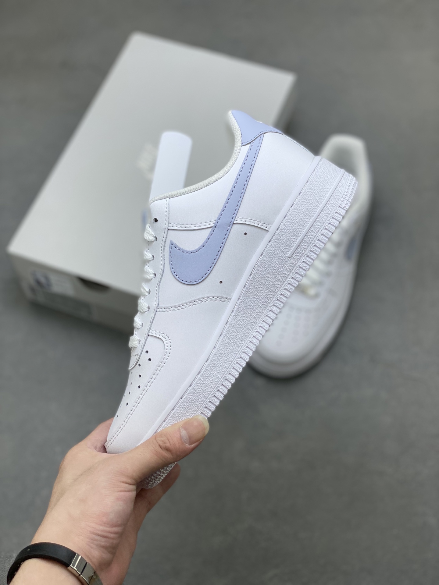 Nike Air Force 1 FJ4146-117 White/Blue Sneakers Classic Comfort & Style 4 i1751486314534 3985 0 2