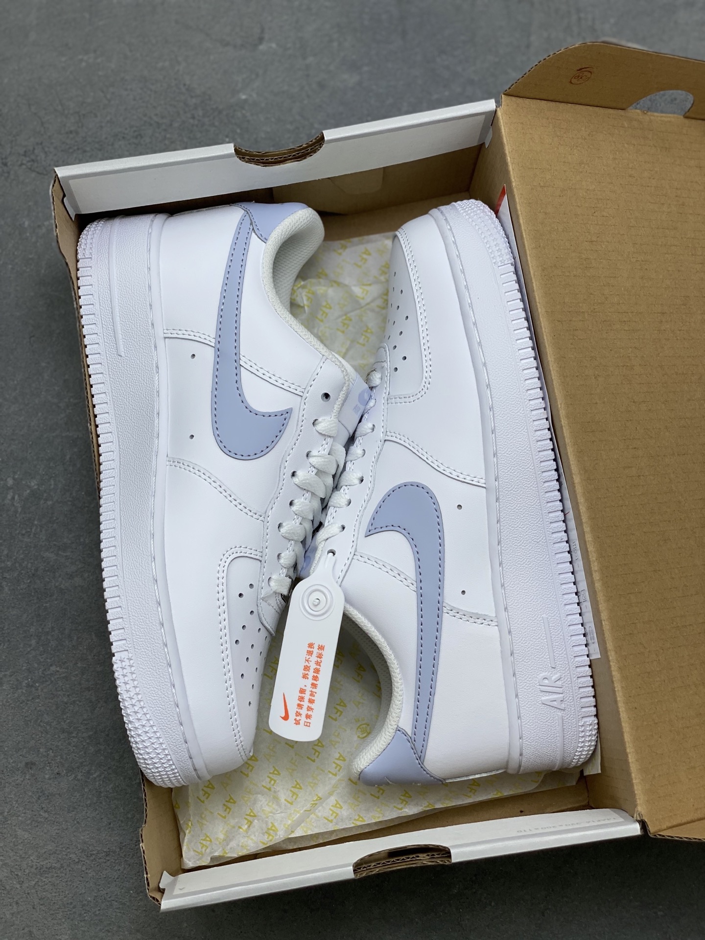 Nike Air Force 1 FJ4146-117 White/Blue Sneakers Classic Comfort & Style 10 i1751486321475 2019 0 8