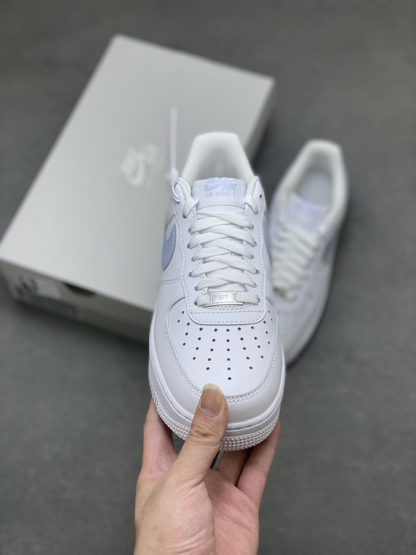 Nike Air Force 1 FJ4146-117 White/Blue Sneakers Classic Comfort & Style 3 i1751486321651 5314 0 1