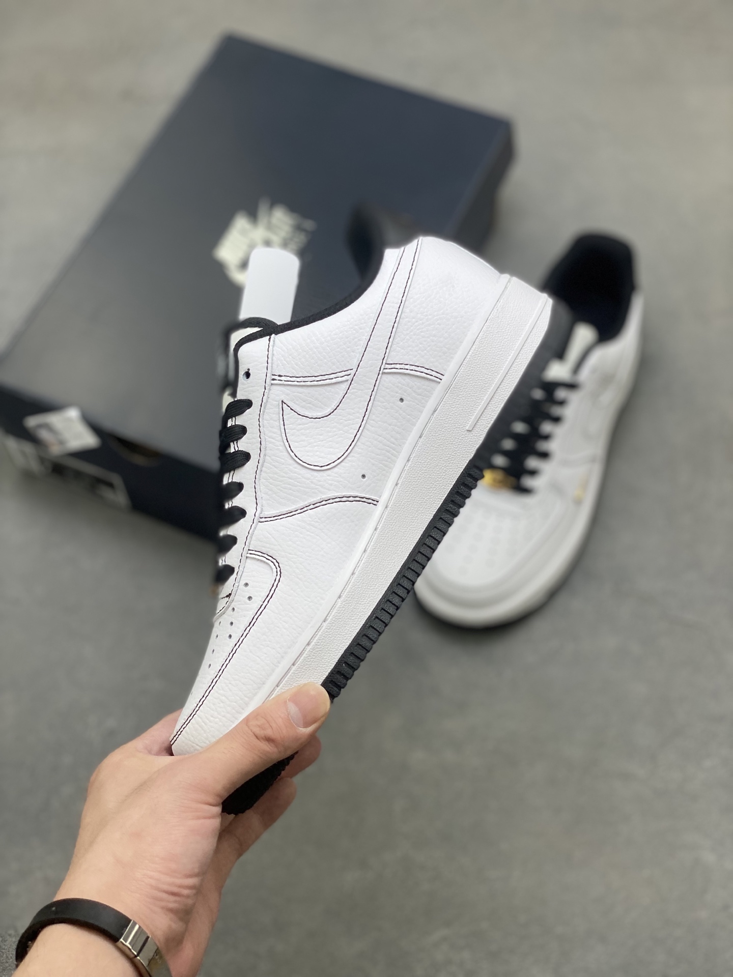 Nike Air Force 1 '07 Low White/Black Stitching Casual Sneakers 4 i1751910202021 7807 0 2