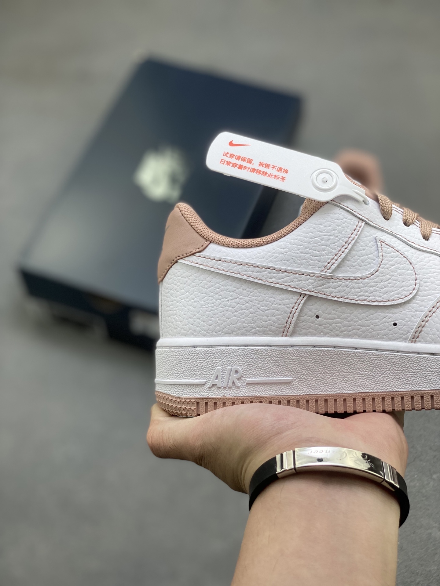 Nike Air Force 1 '07 Low White/Tan Leather Women's Shoes IB6543-100 6 i1751910304383 985 0 4