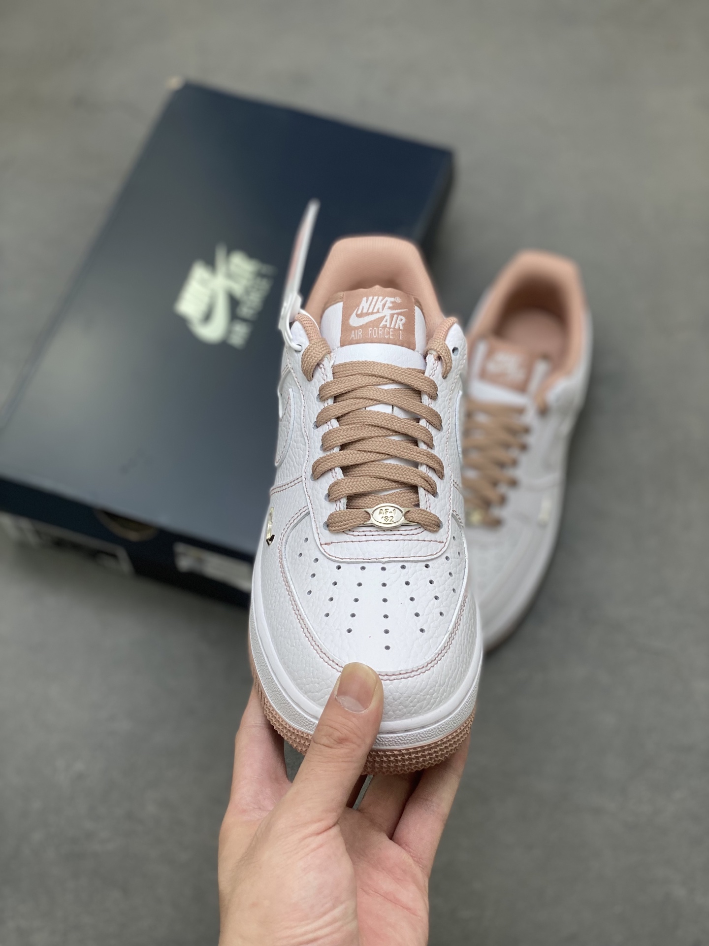 Nike Air Force 1 '07 Low White/Tan Leather Women's Shoes IB6543-100 3 i1751910305207 4070 0 1