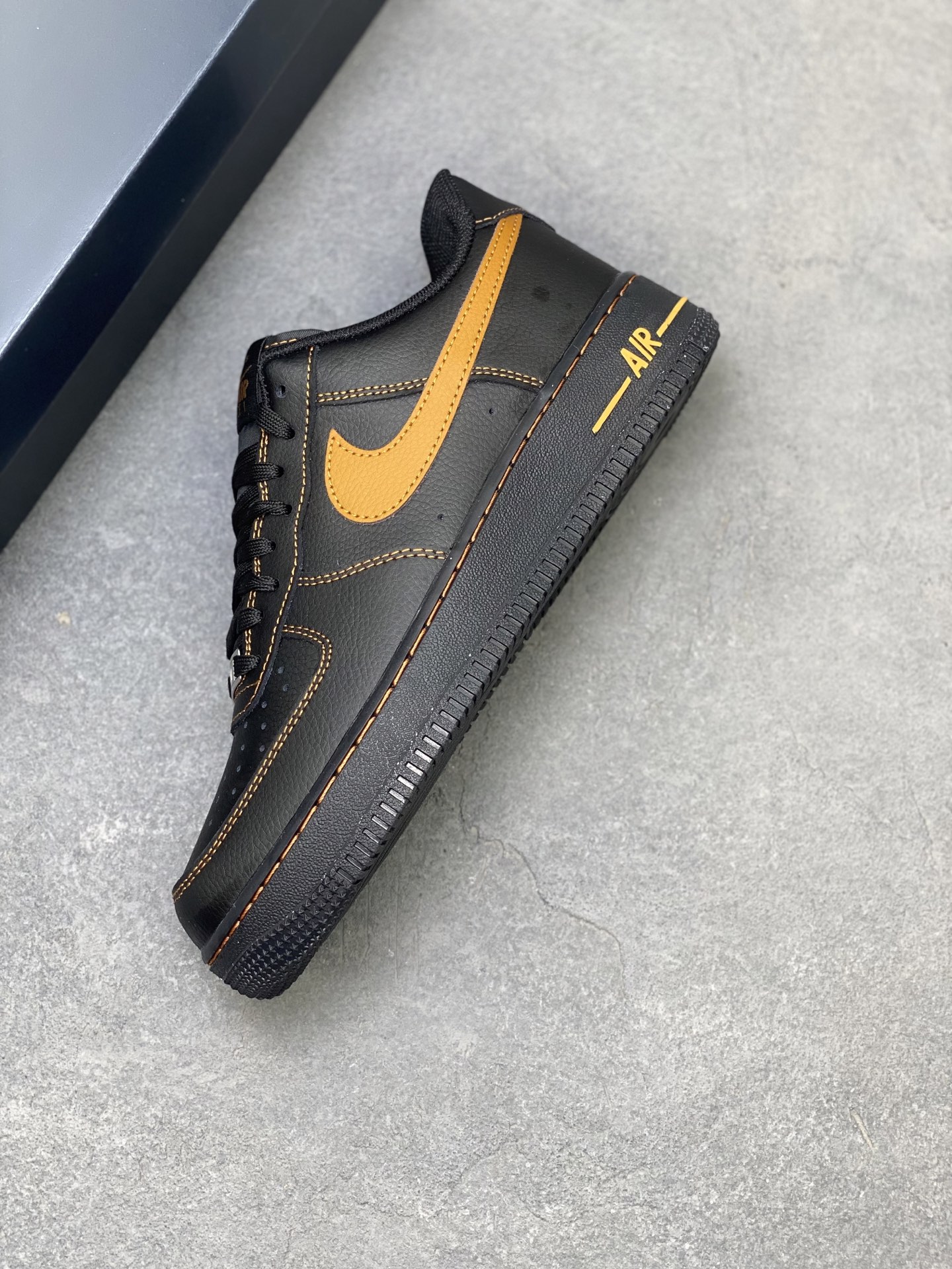 Nike Air Force 1 '07 Low Black/Gold Stitching - HQ2037-003 Limited Edition 8 i1752088543342 5432 0 6