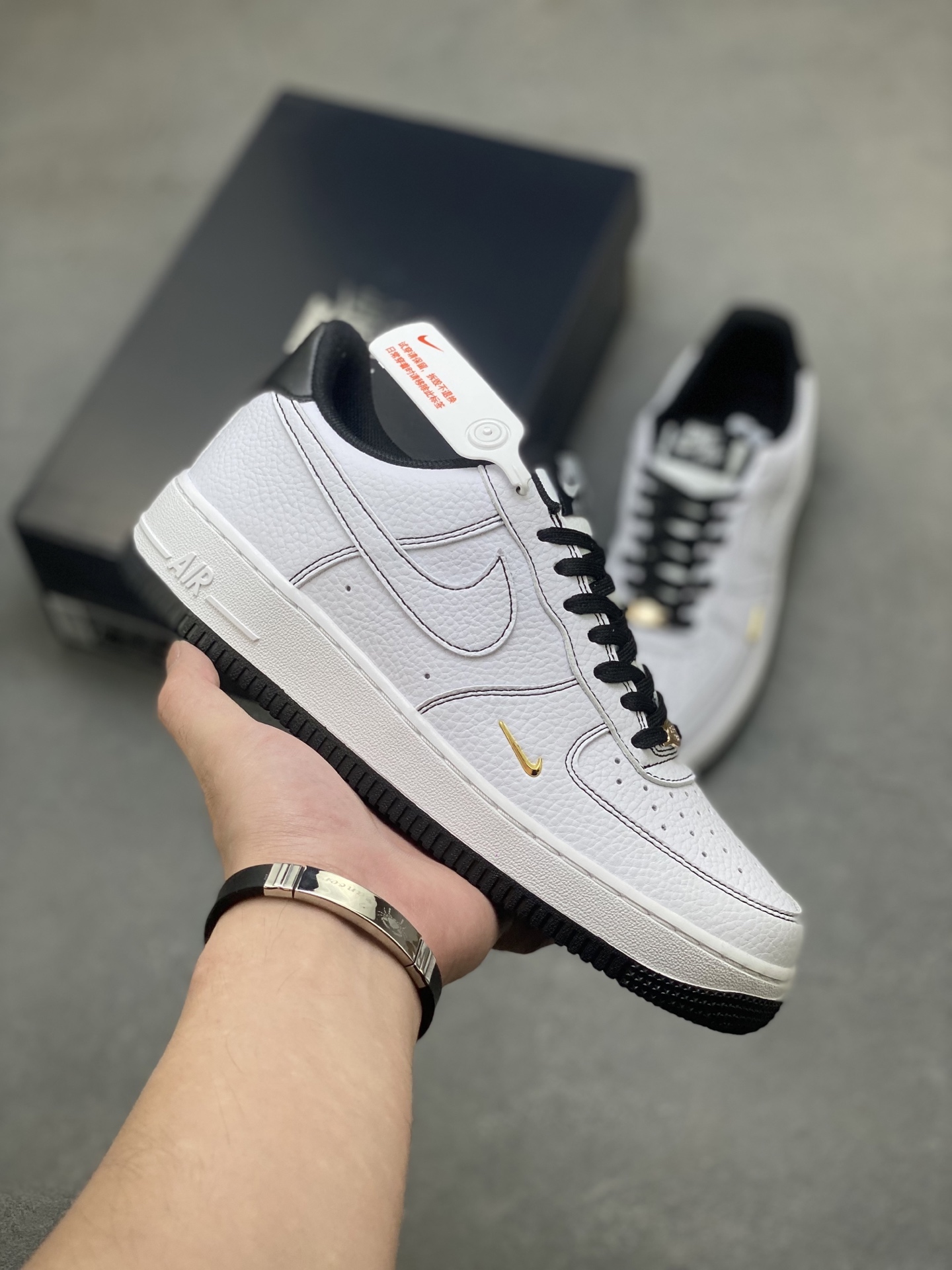 Nike Air Force 1 '07 Low White/Black Stitching Limited Edition Sneakers 2 i1752088600952 2491 0 0