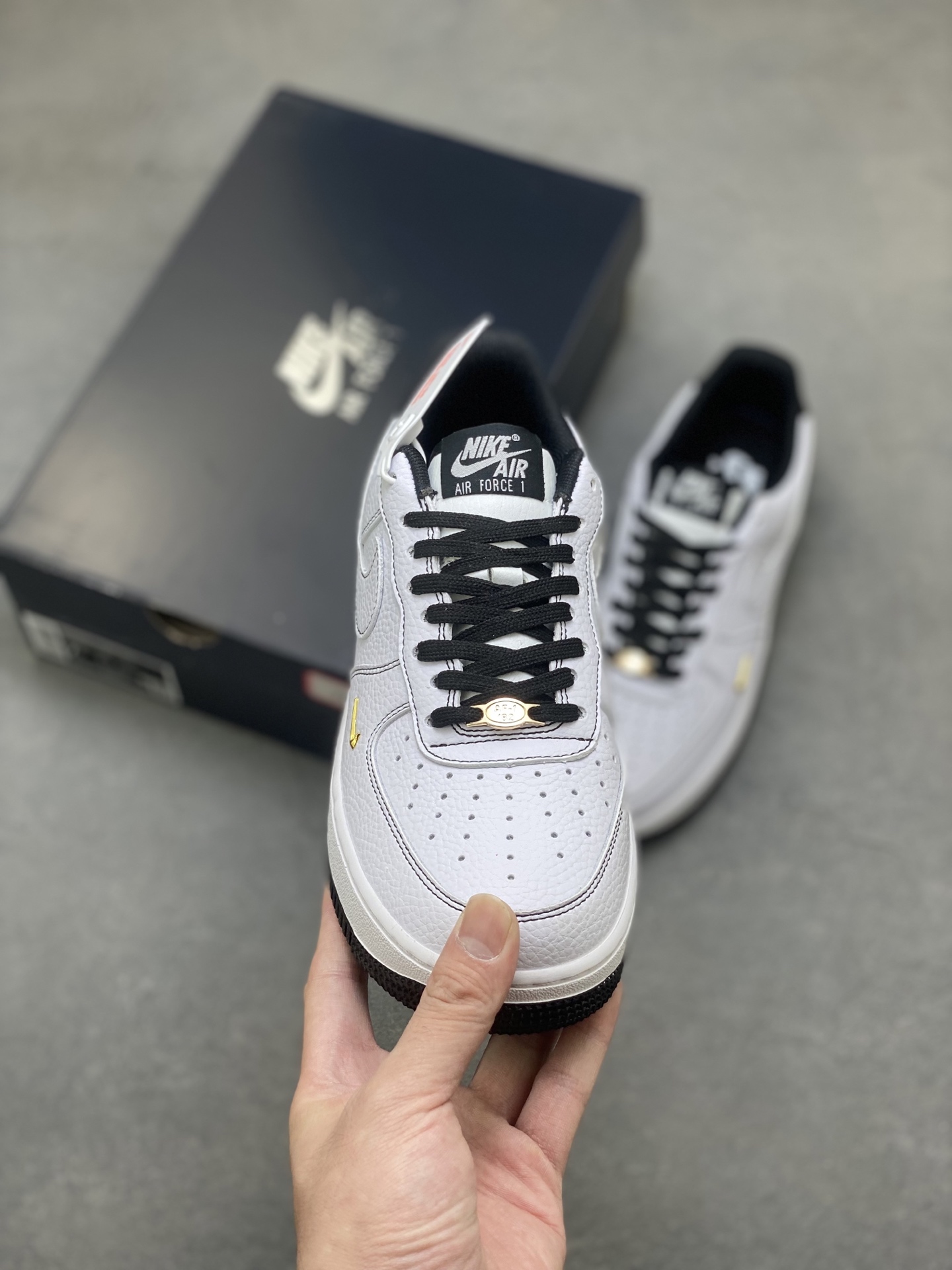 Nike Air Force 1 '07 Low White/Black Stitching Limited Edition Sneakers 3 i1752088603638 3814 0 1