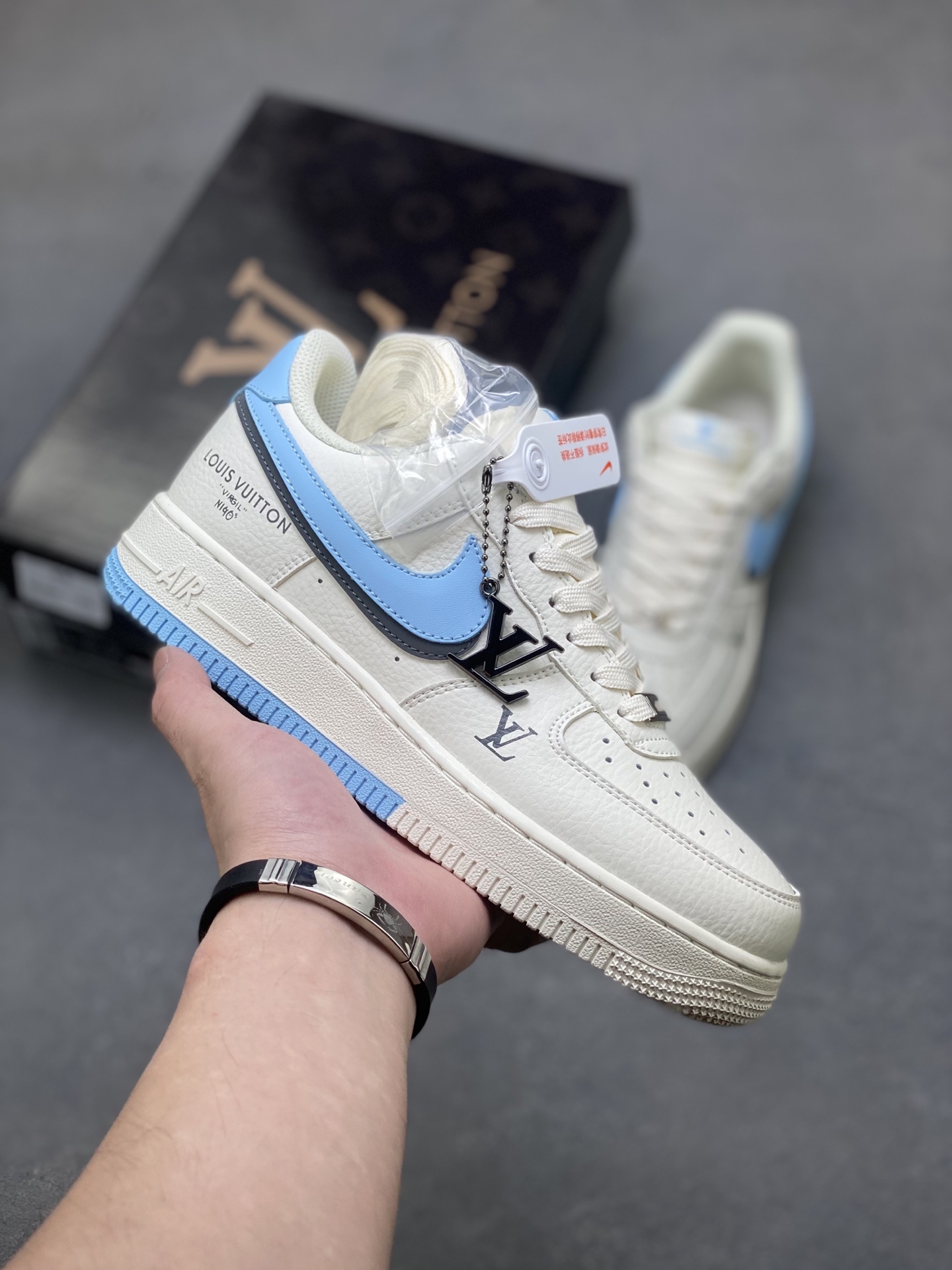 Nike Air Force 1 Low Louis Vuitton Custom Sneakers - Limited Edition 2 i1752088691030 5062 0 0
