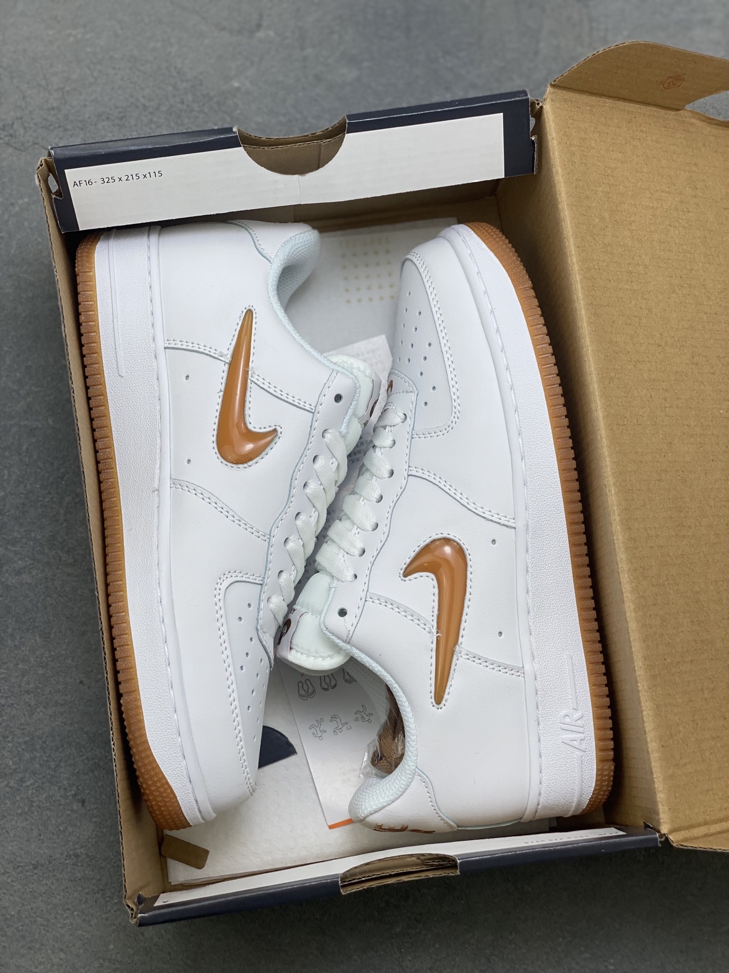 Nike Air Force 1 '07 Low White/Gum Brown Casual Shoes FN5924-103 10 i1752088741519 8356 0 8