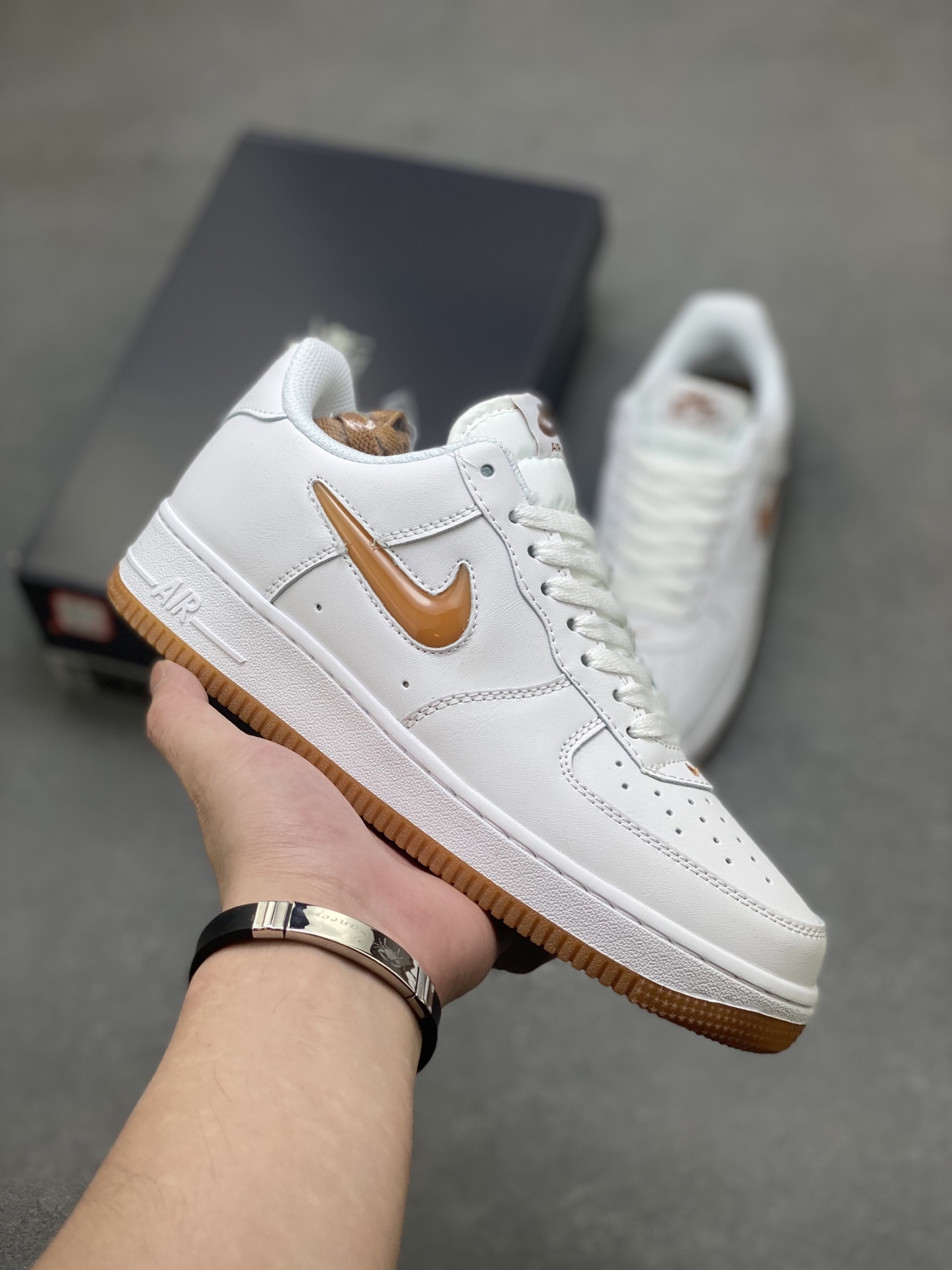 Nike Air Force 1 '07 Low White/Gum Brown Casual Shoes FN5924-103 2 i1752088741734 5044 0 0